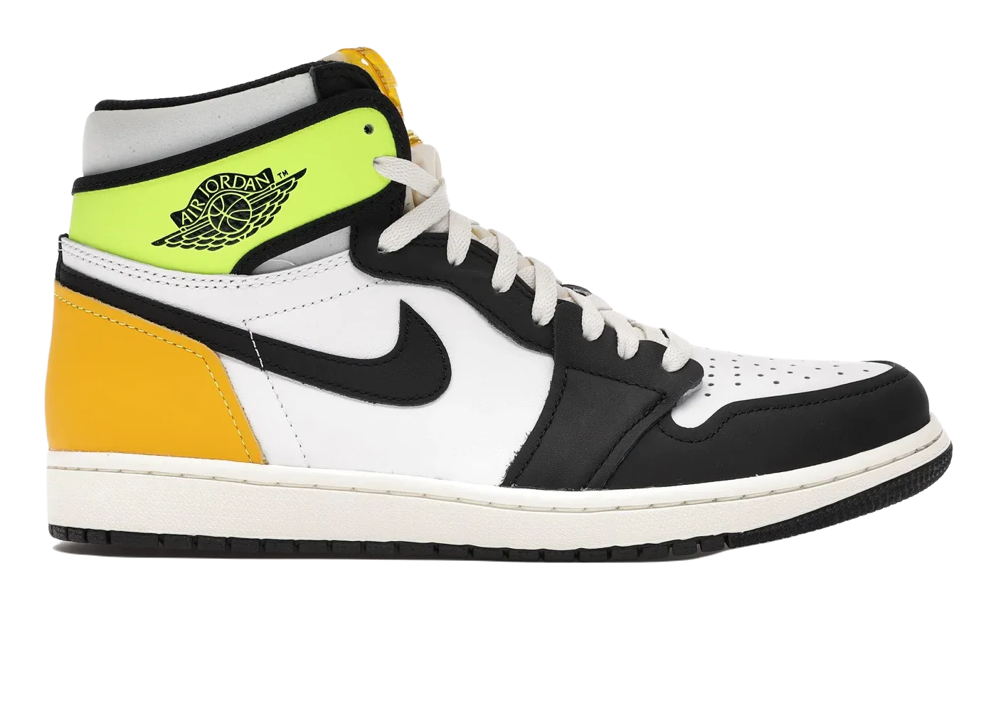 Nike Air Jordan 1 Retro High White Black Volt University Gold - My Suti