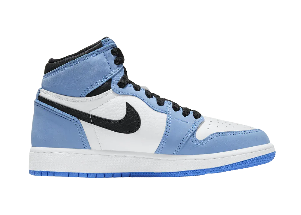 Nike Air Jordan 1 Retro High White University Blue Black (GS) - My Suti Nike Air Jordan 1 Retro High White University Blue Black (GS) - My Suti