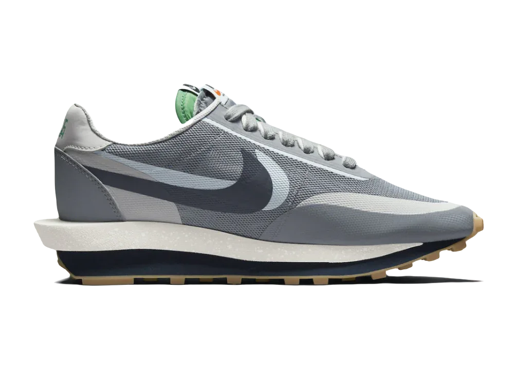 Nike LD Waffle Sacai CLOT Kiss Of Death 2 Cool Grey - My Suti
