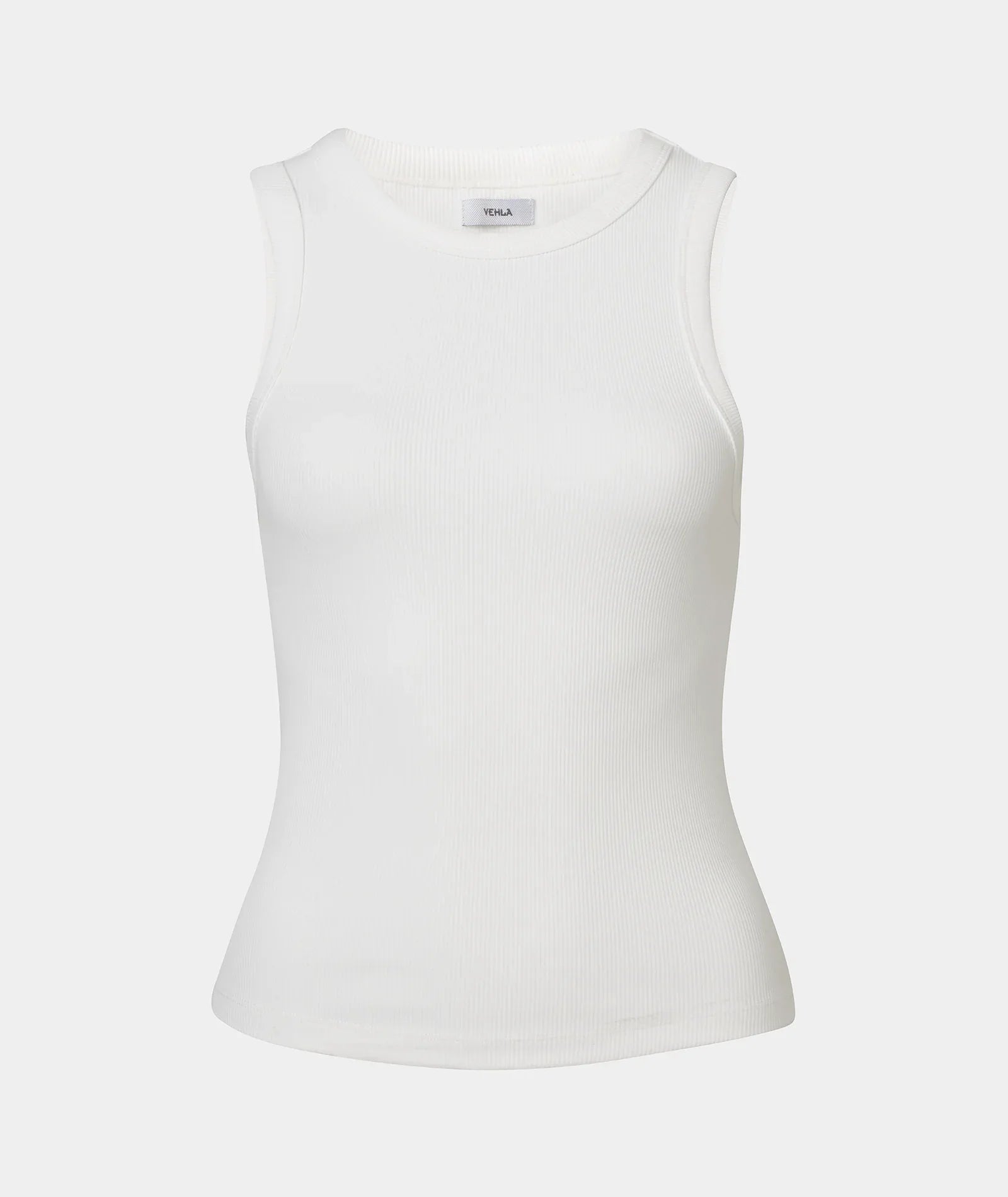 VEHLA RIBBED TANK - SNOW - Ribbed Atlet - My Suti