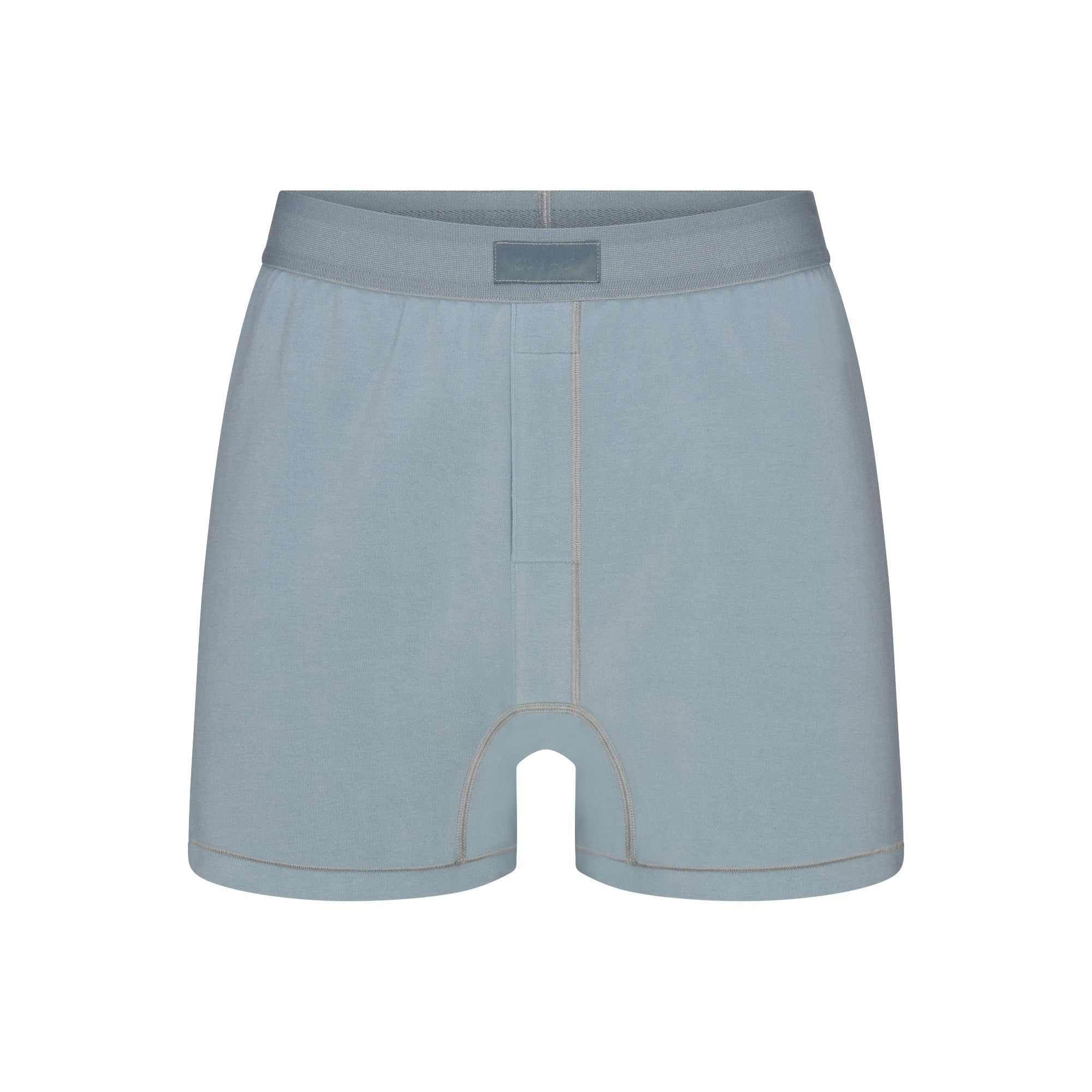SKIMS COTTON MENS KNIT BOXER | SKY - Görsel 1