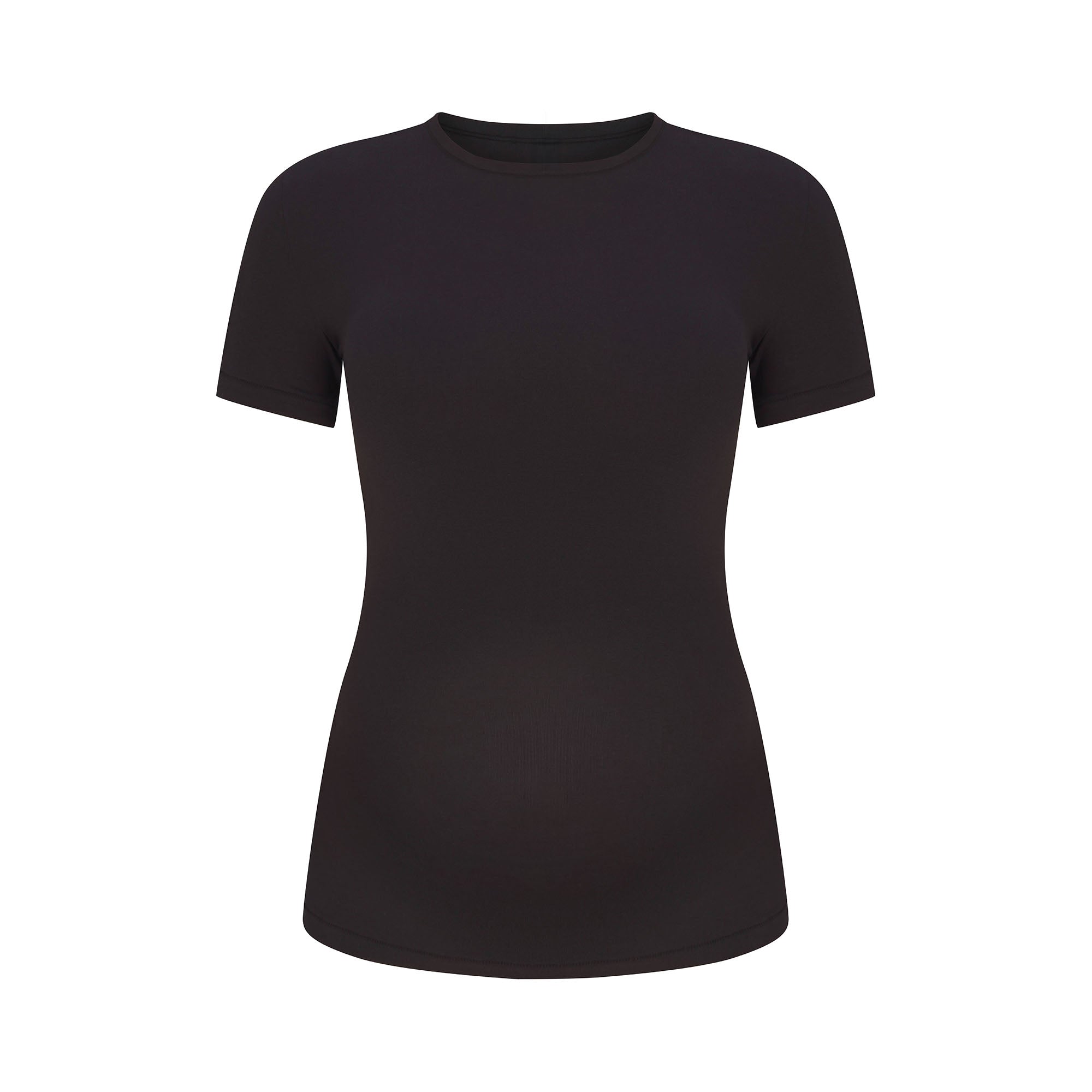SKIMS COTTON JERSEY MATERNITY T-SHIRT | SOOT