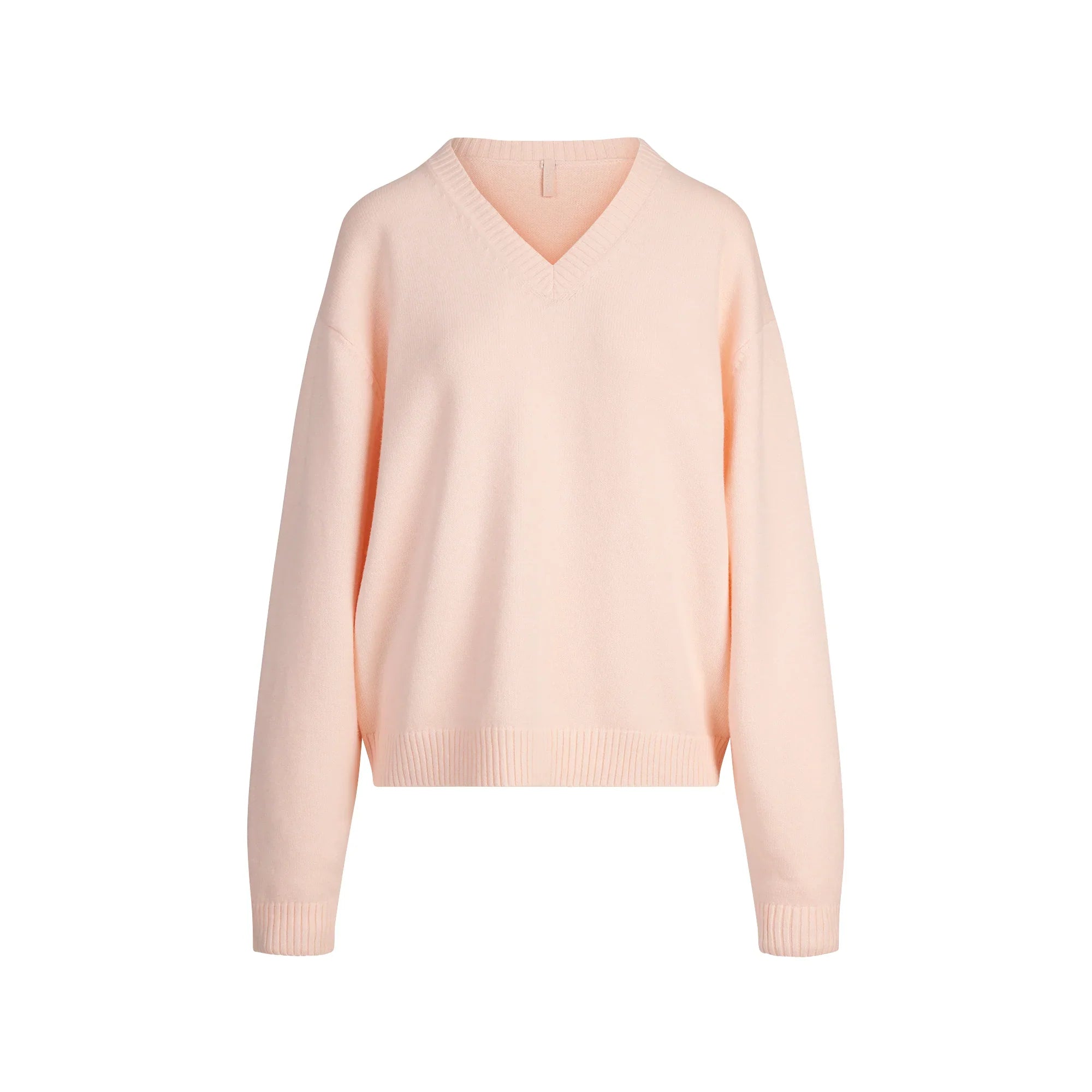 SKIMS SWEATER KNITS PULLOVER V NECK | PRIMROSE - Görsel 1