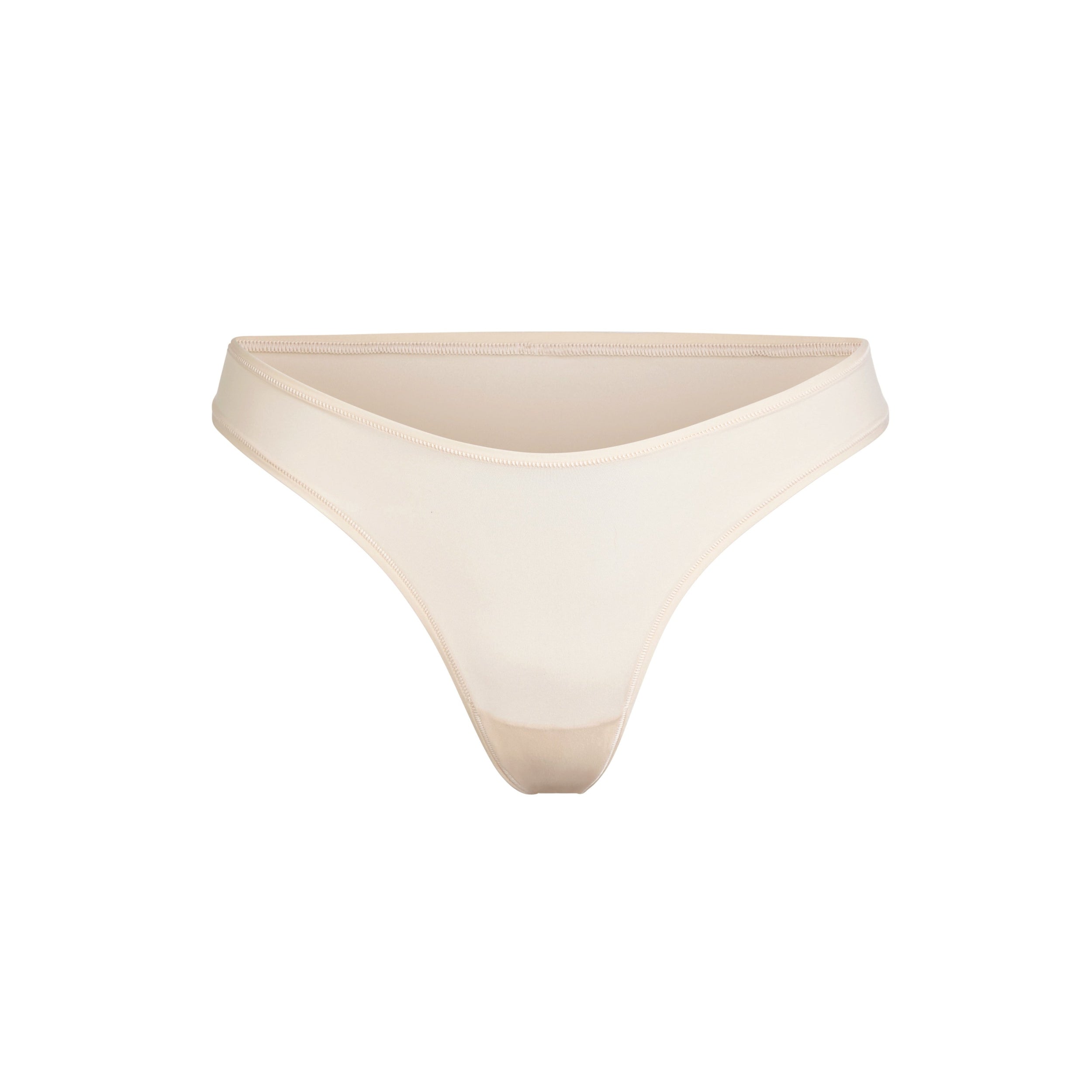 SKIMS FITS EVERYBODY DIPPED FRONT THONG | SAND