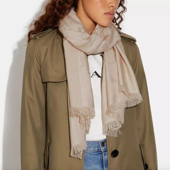 Coach Signature Wrap Oatmeal - My Suti