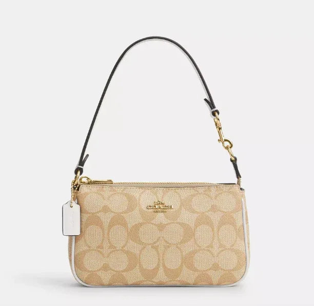 Coach Nolita 19 In Signature - Gold/Light Khaki Chalk - My Suti