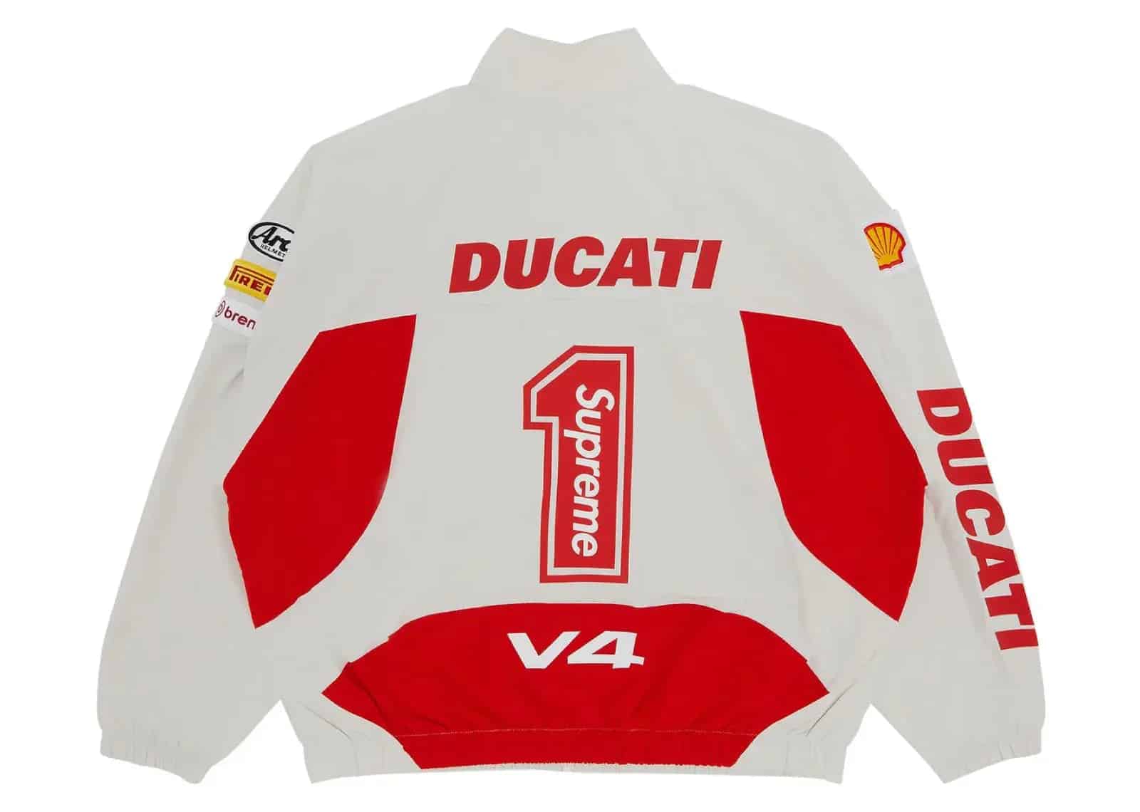 Supreme Ducati Track Jacket Light Grey - My Suti