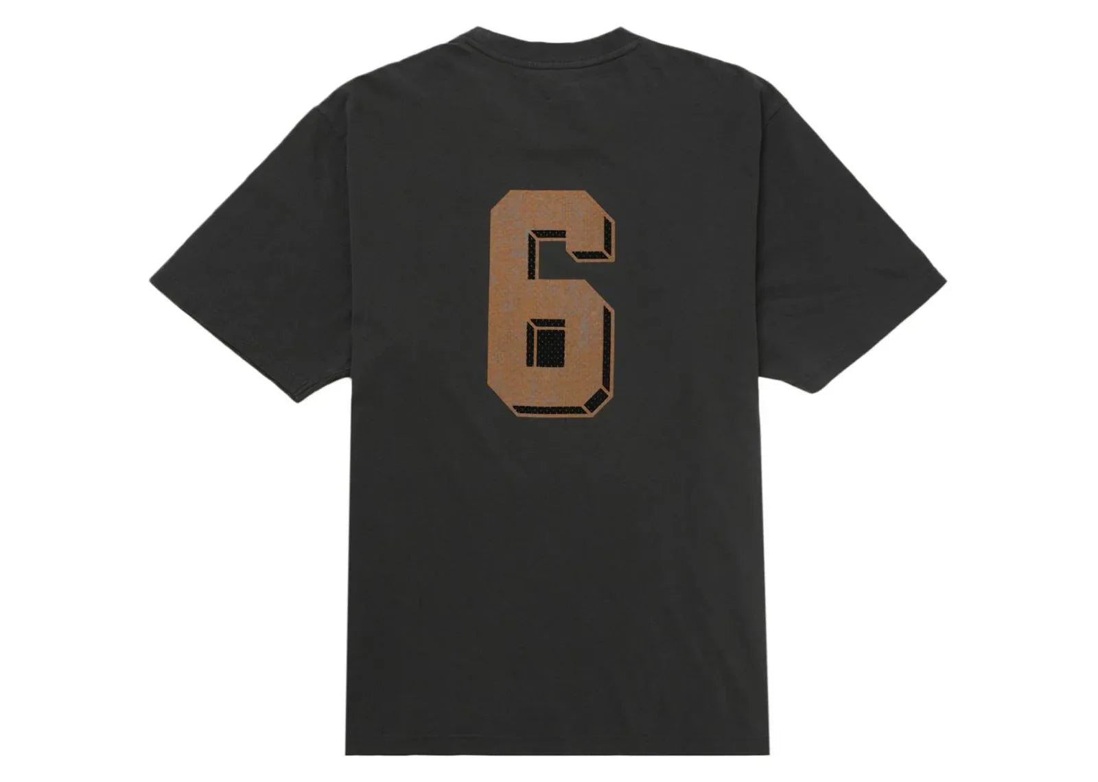 Supreme Flocked Washed S/S Top Black - My Suti