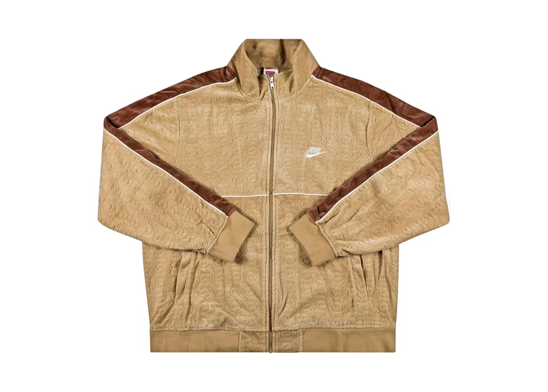 Supreme Nike Velour Track Jacket Tan - My Suti