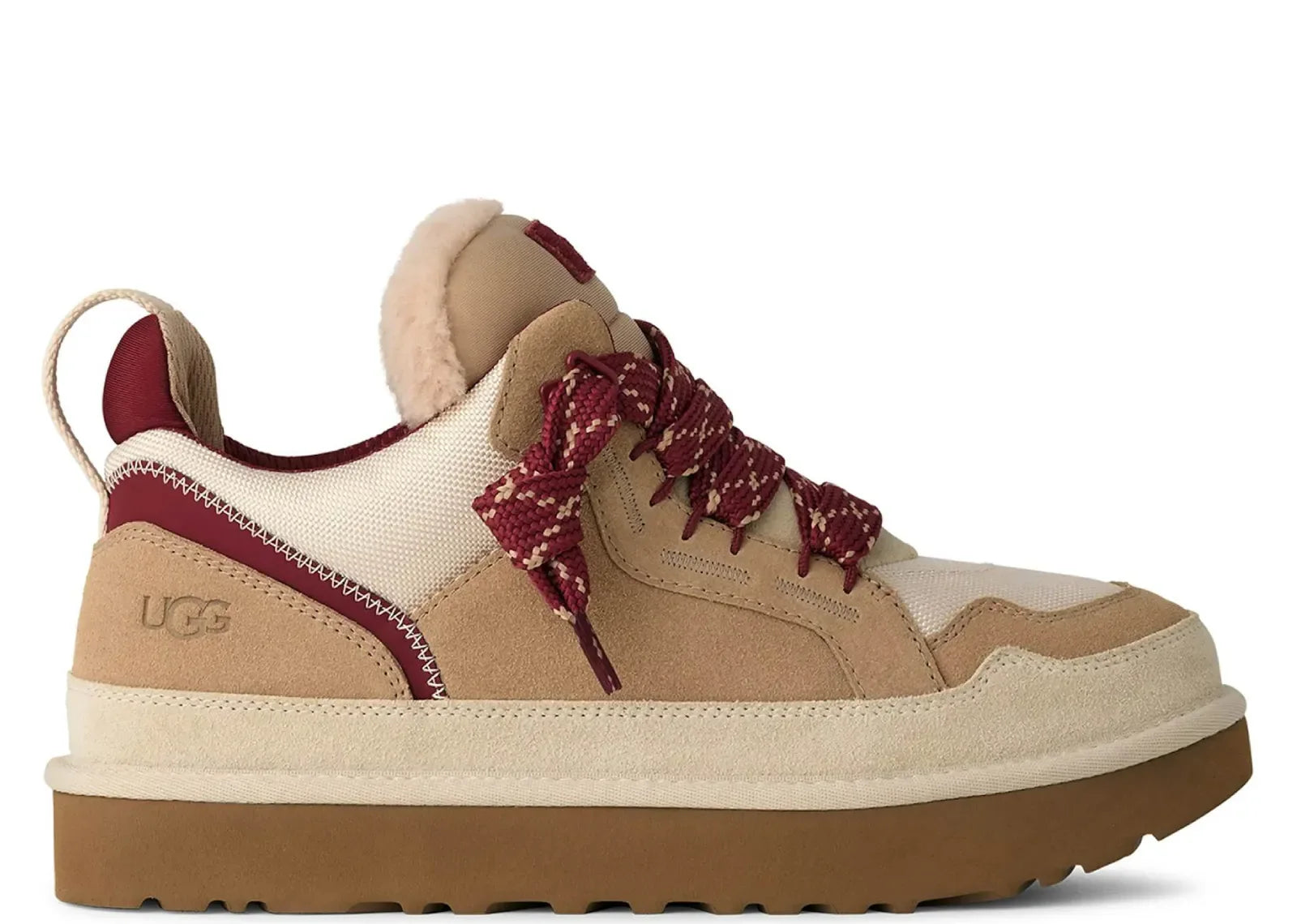 Ugg Lowmel Driftwood Biking Red - My Suti