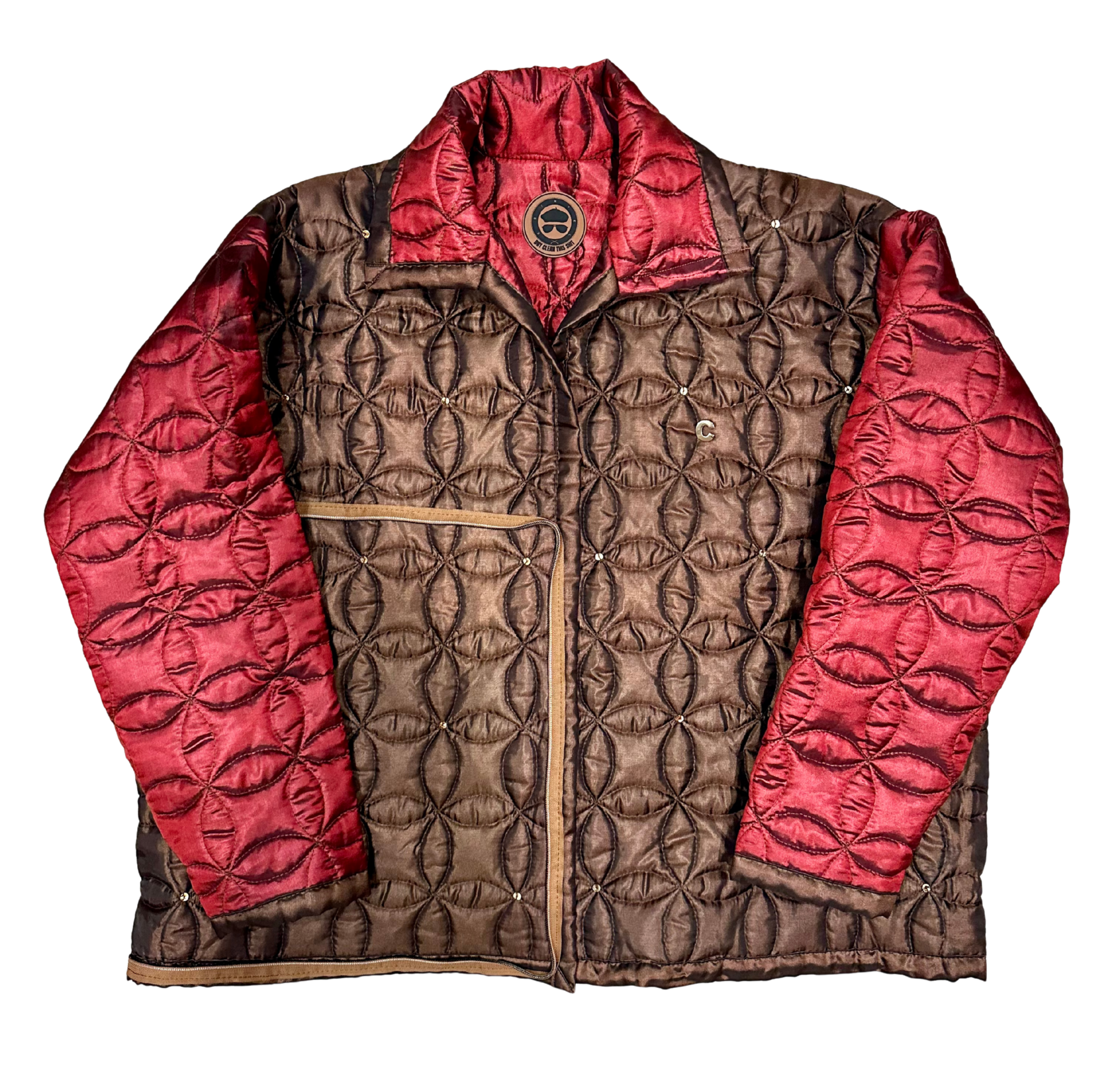 Cointel The Crimson Alloy Quilt Coat N Tote