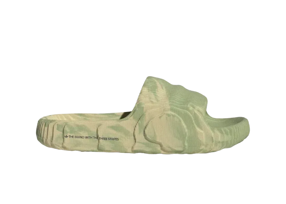 Adidas Adilette 22 Slides Magic Lime St Desert Sand - My Suti