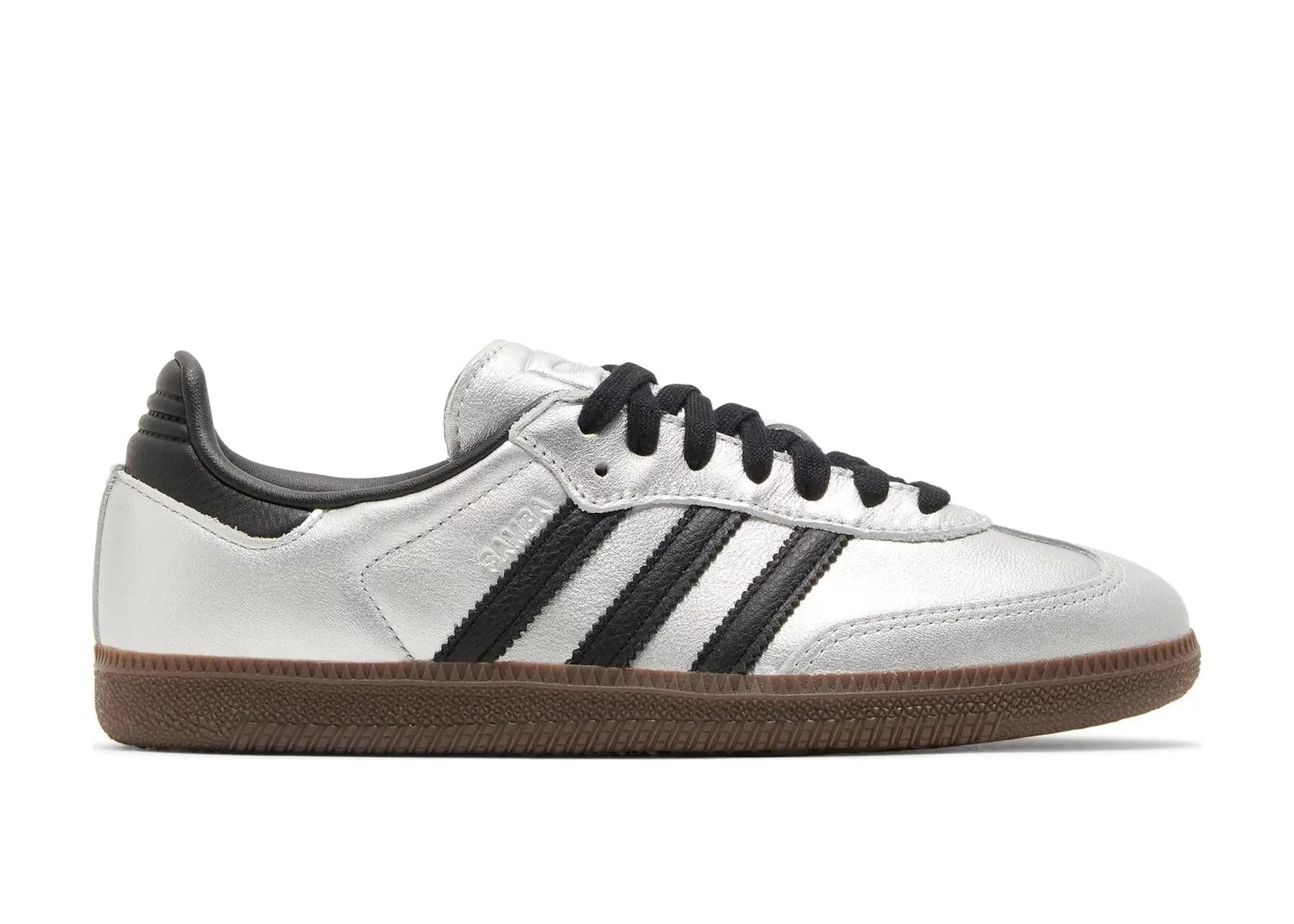 Adidas Samba OG Silver Metallic Black Gum (W) - My Suti
