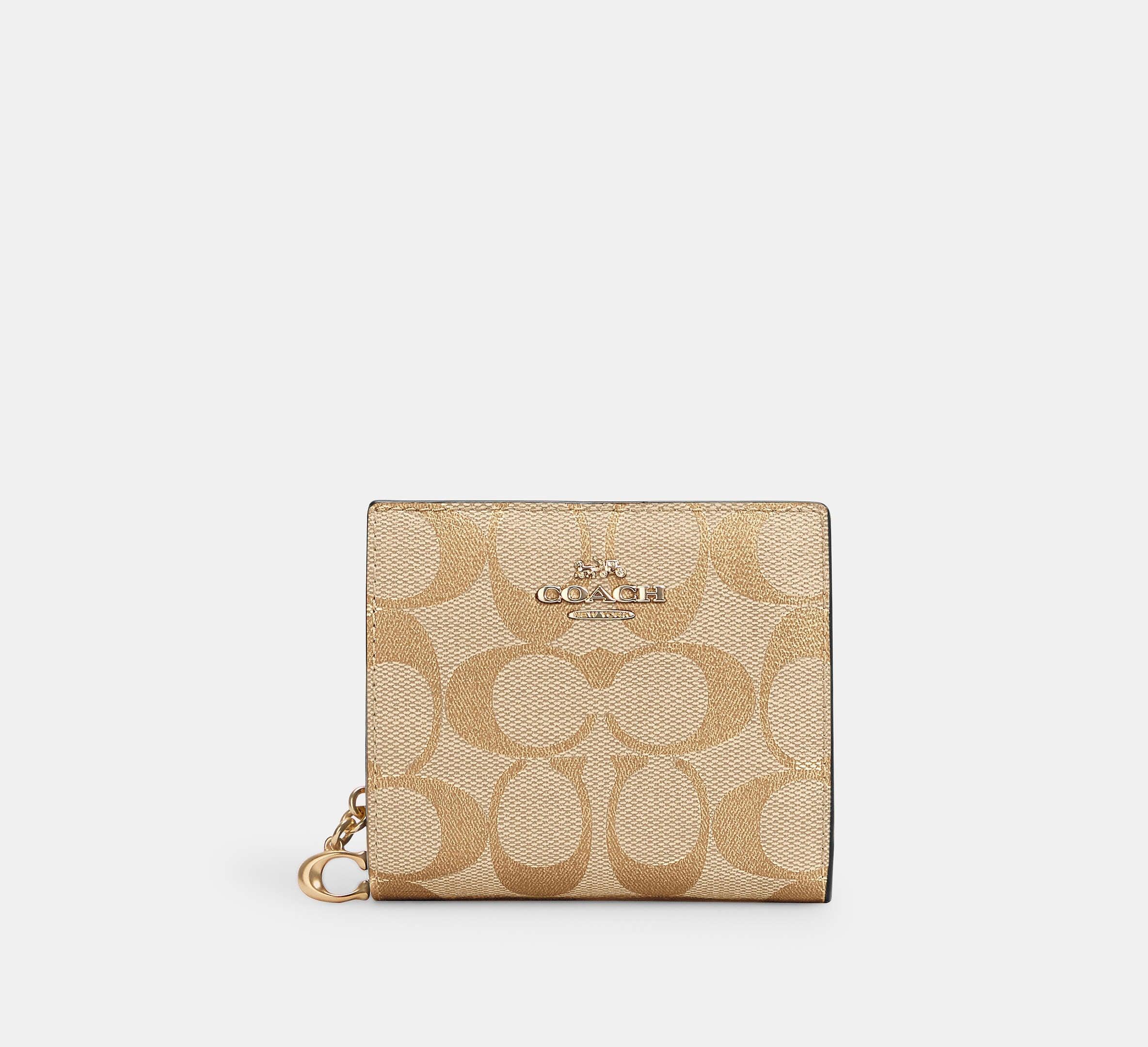 Coach Snap Wallet In Signature Deri - My Suti