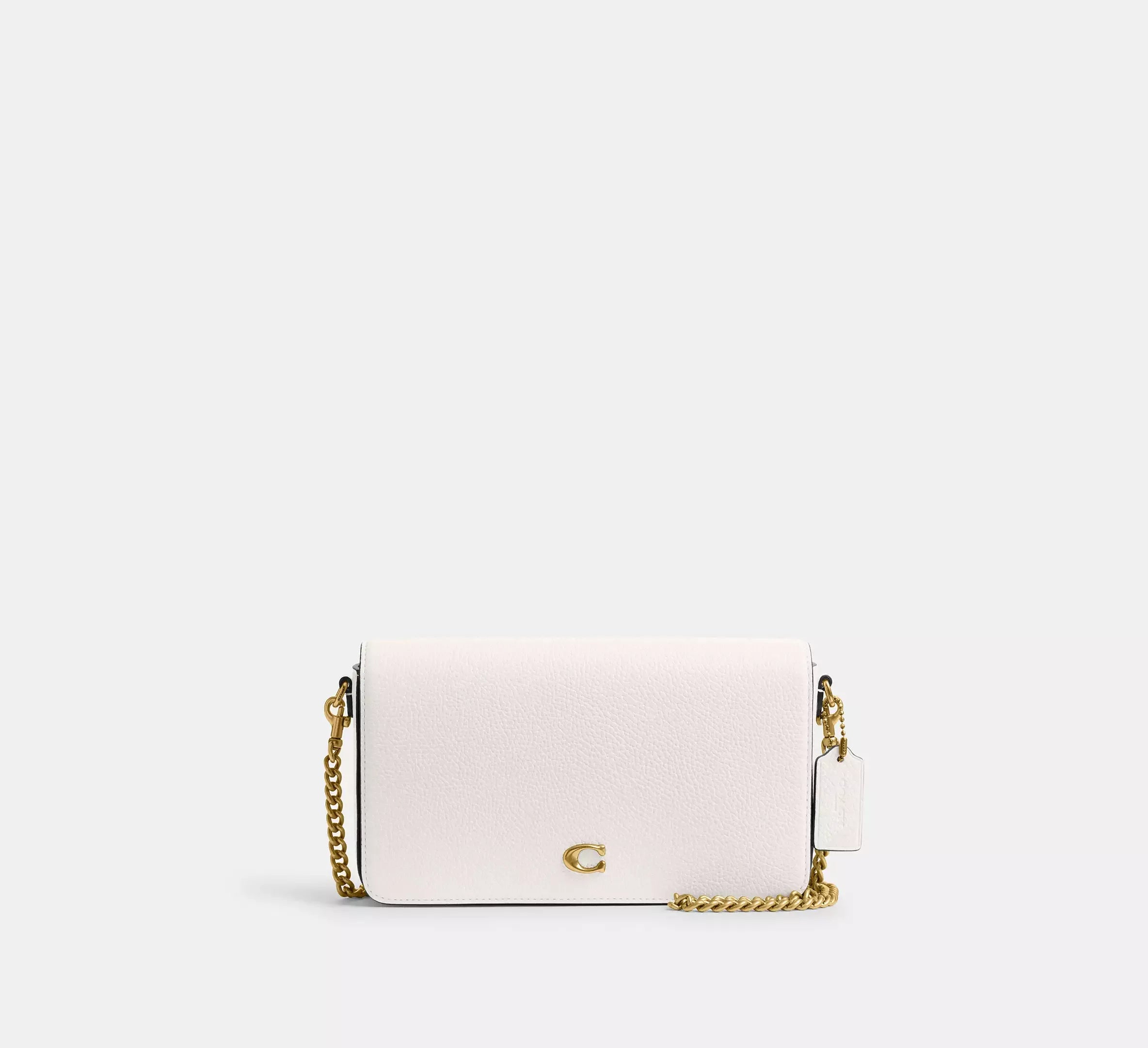 Coach Mila Crossbody Bag With Signature SEZON - Brass/Chalk - My Suti