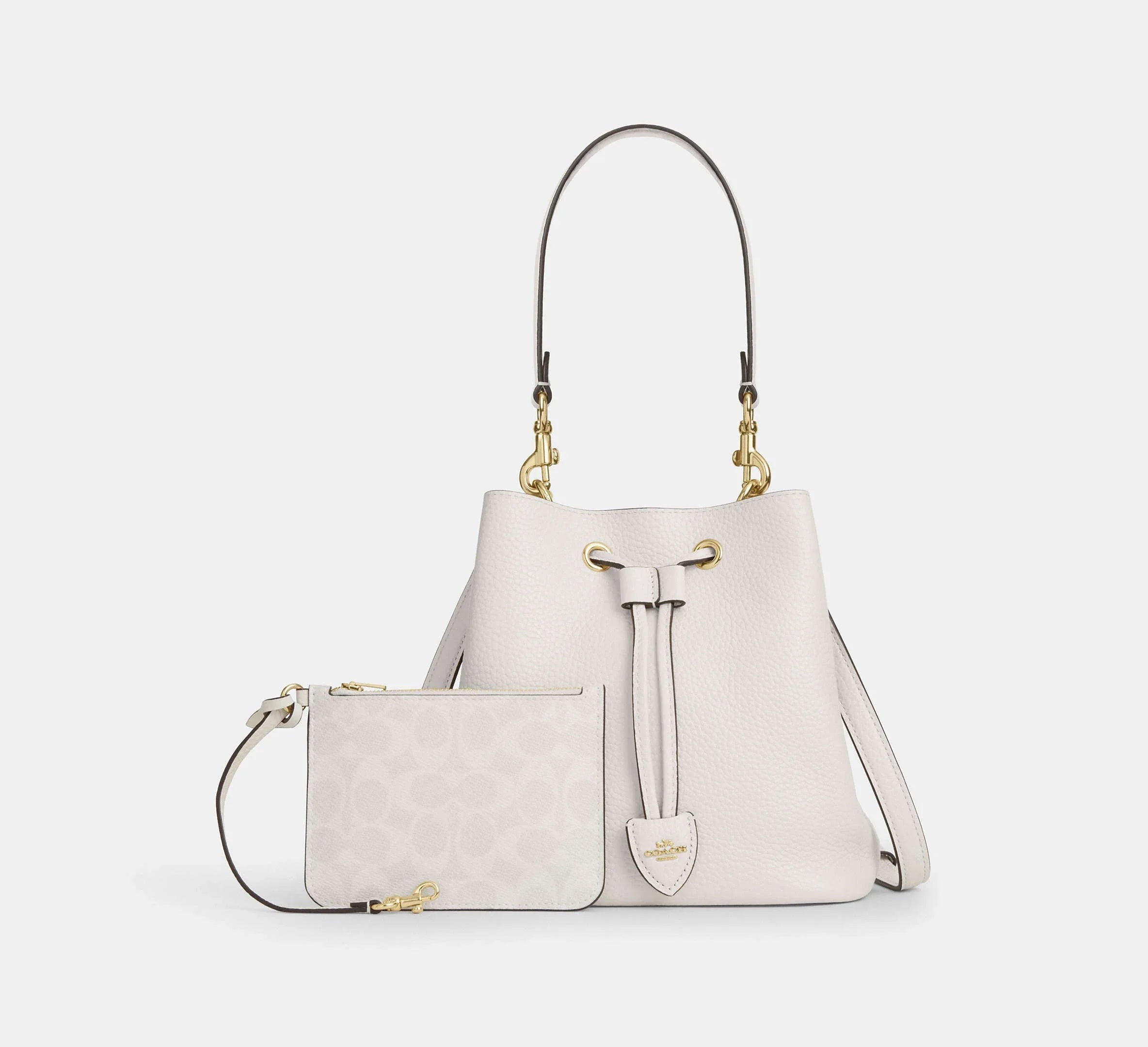 Coach Rowan Bucket Bag - Gold/Chalk - My Suti