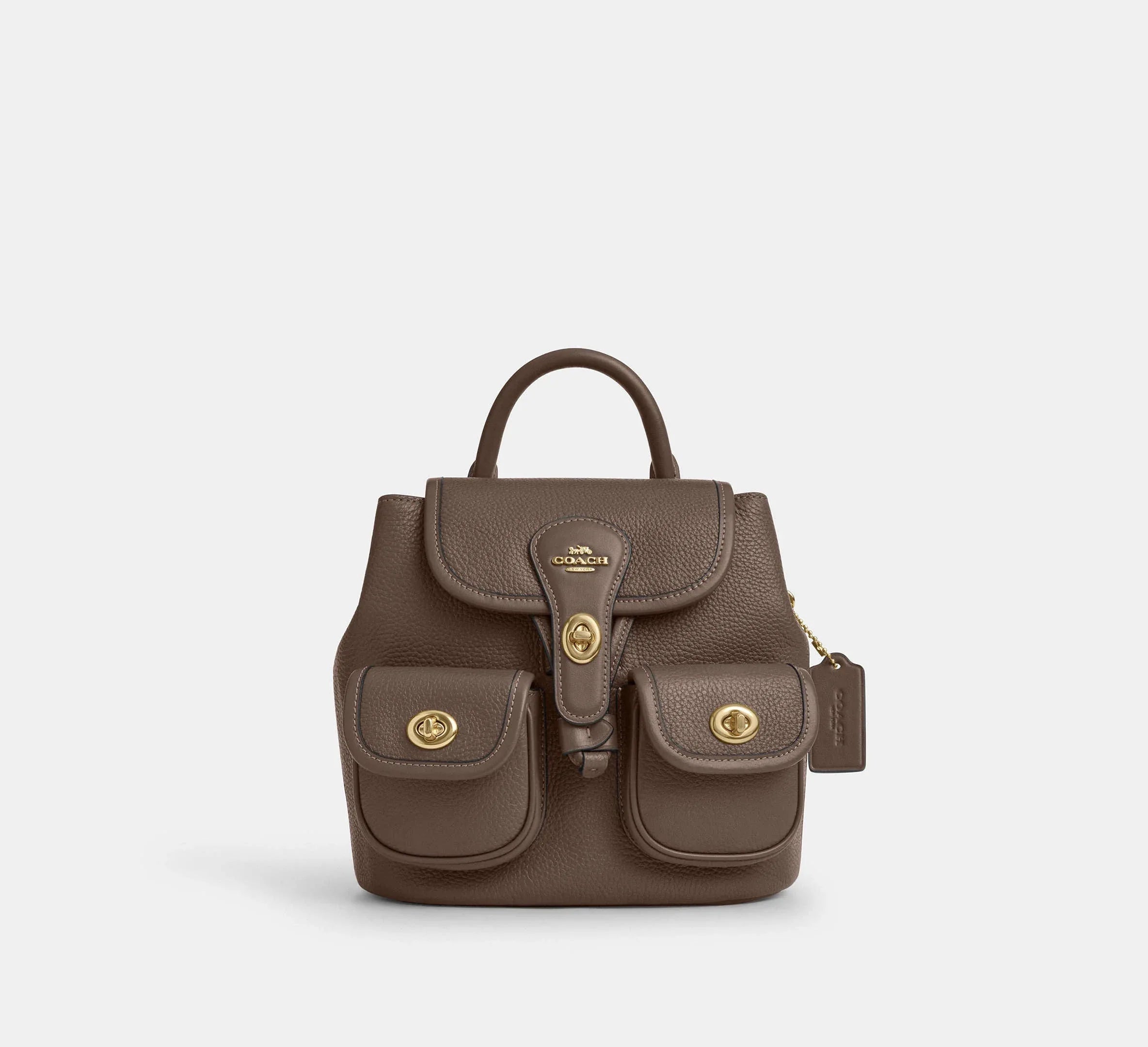 Coach Hadley Backpack - Gold/Dark Stone - My Suti