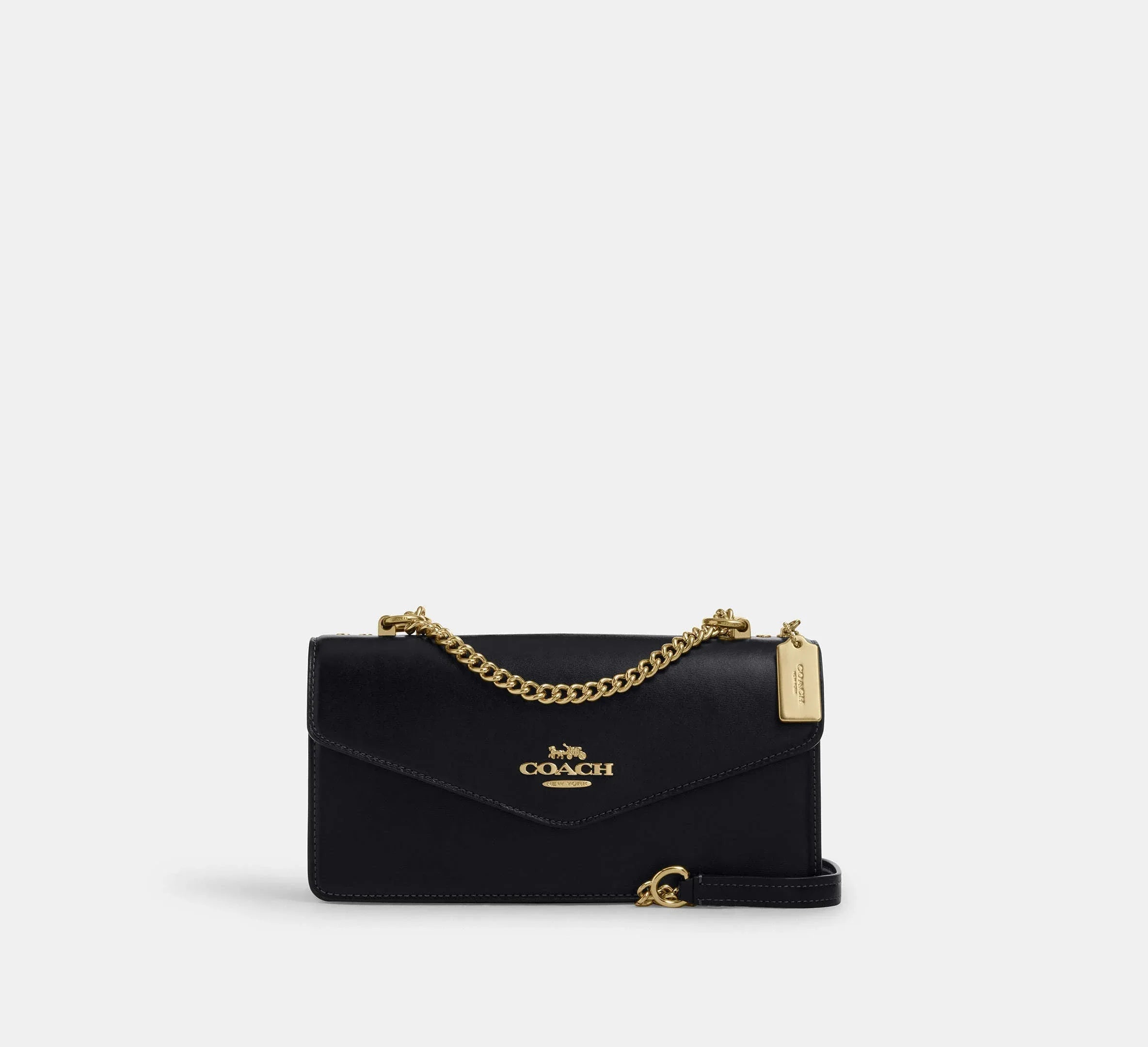 Coach Klare Envelope Crossbody Bag - Gold/Black - My Suti