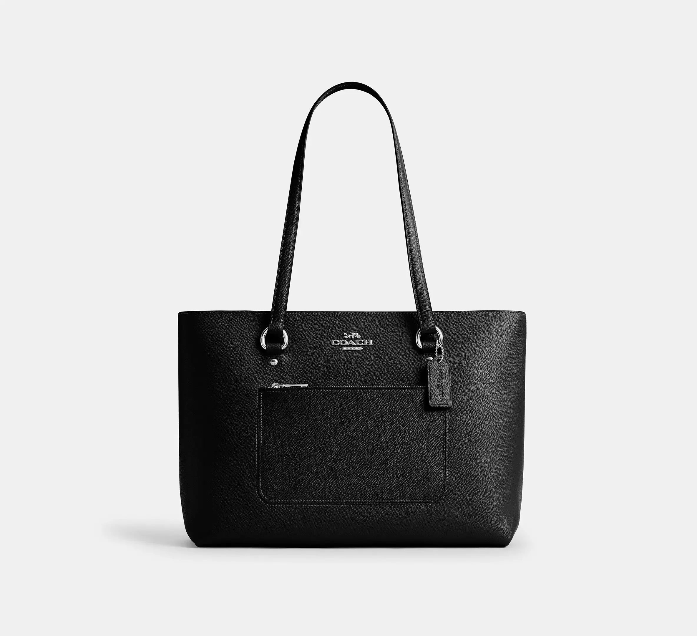 Coach Station Tote Bag - Silver/Black - My Suti