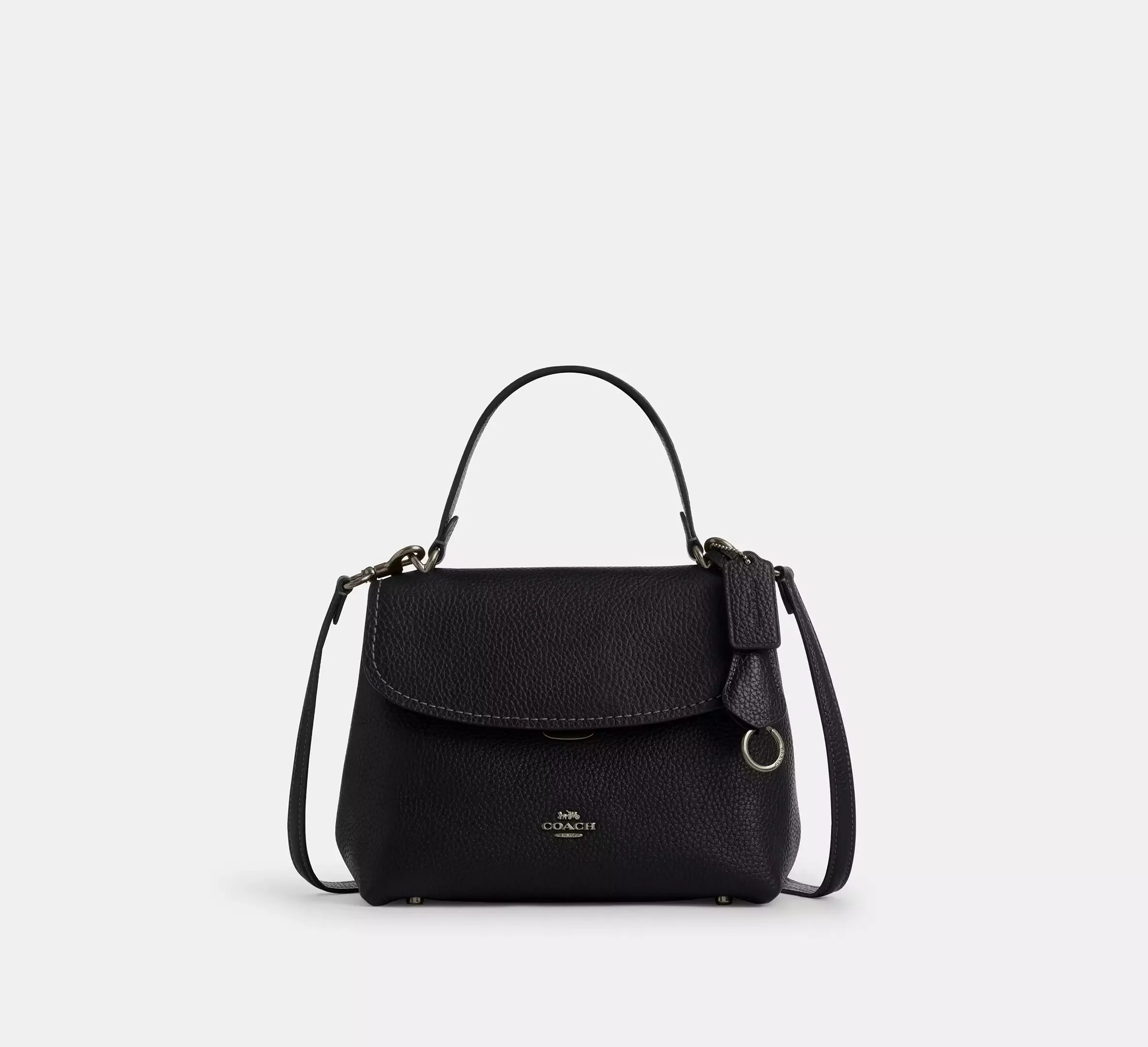 Coach Emory Top Handle Bag - Gunmetal/Black - My Suti
