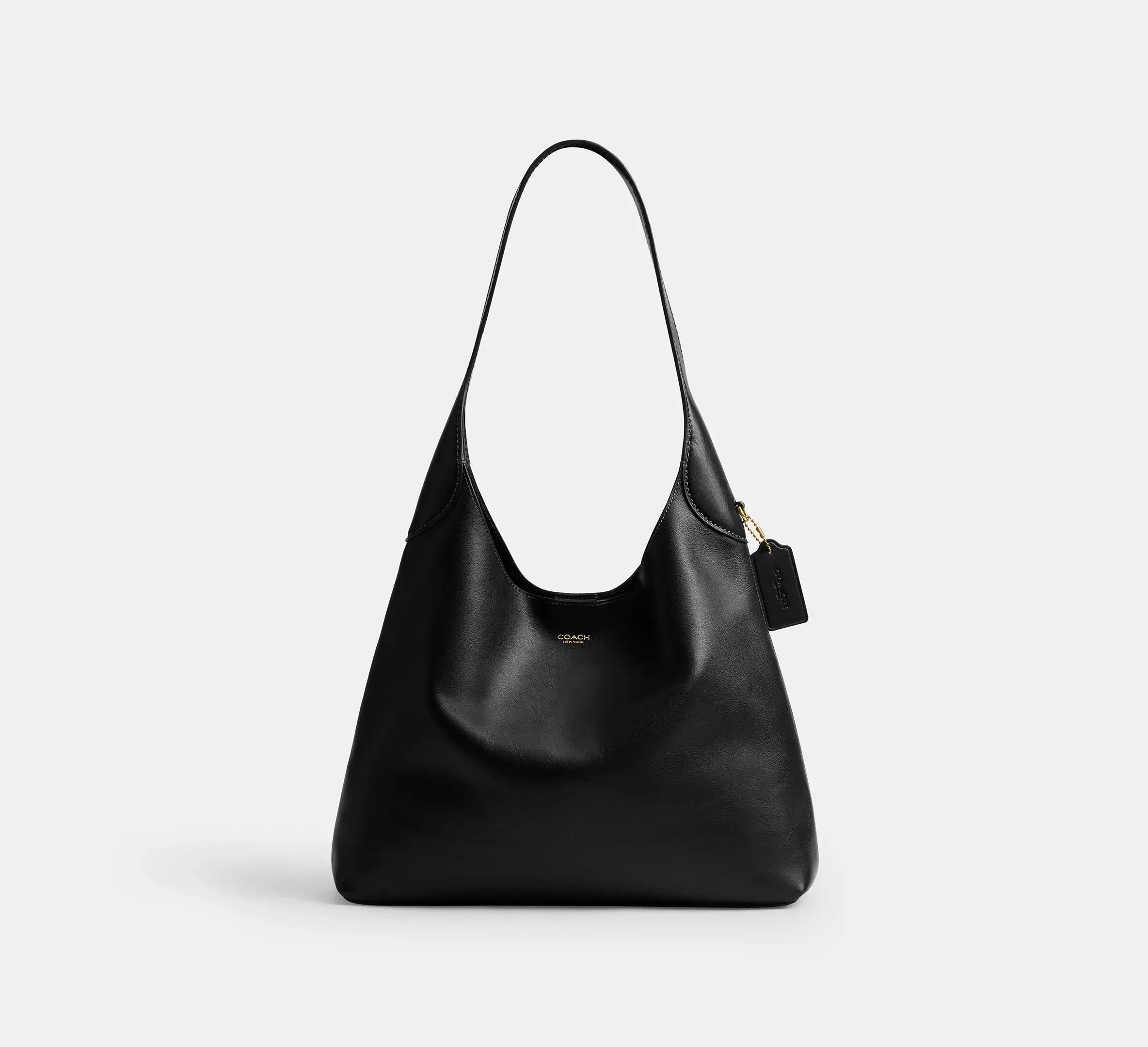 Coach Brooklyn Shoulder Bag 34 - Brass/Black - My Suti