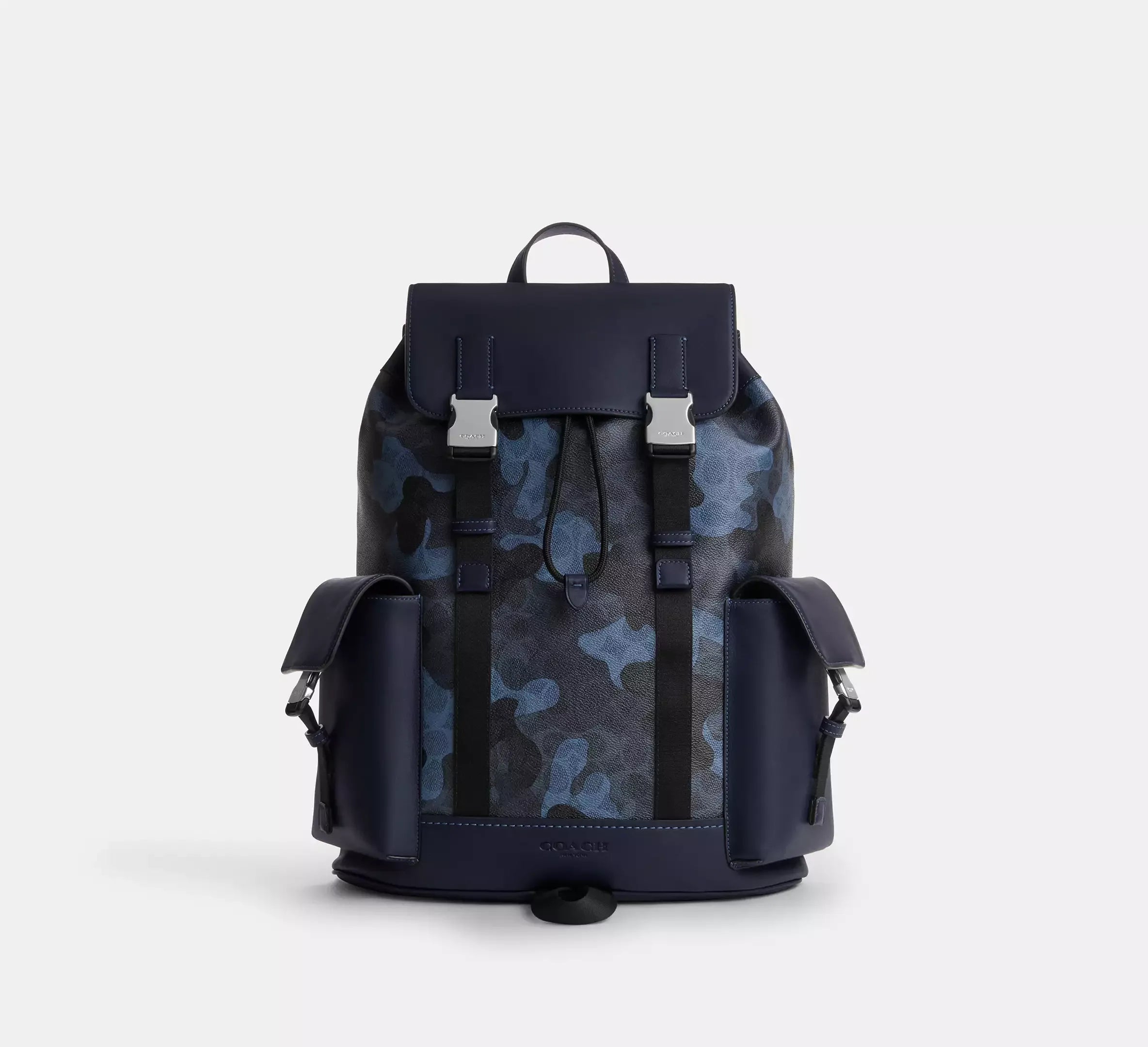 Coach Clark Backpack In Signature Camo Print - Silver - My Suti