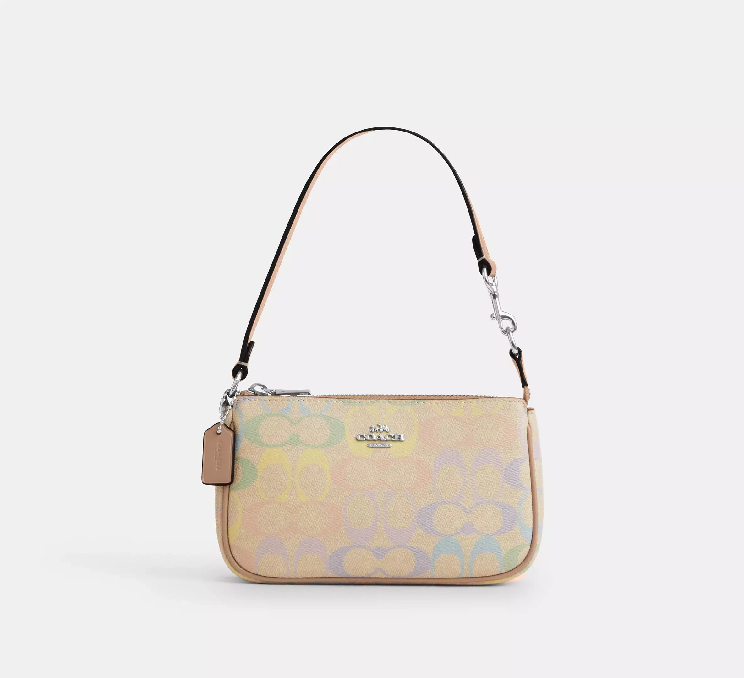 Coach Nolita 19 In Rainbow Signature - Silver - My Suti