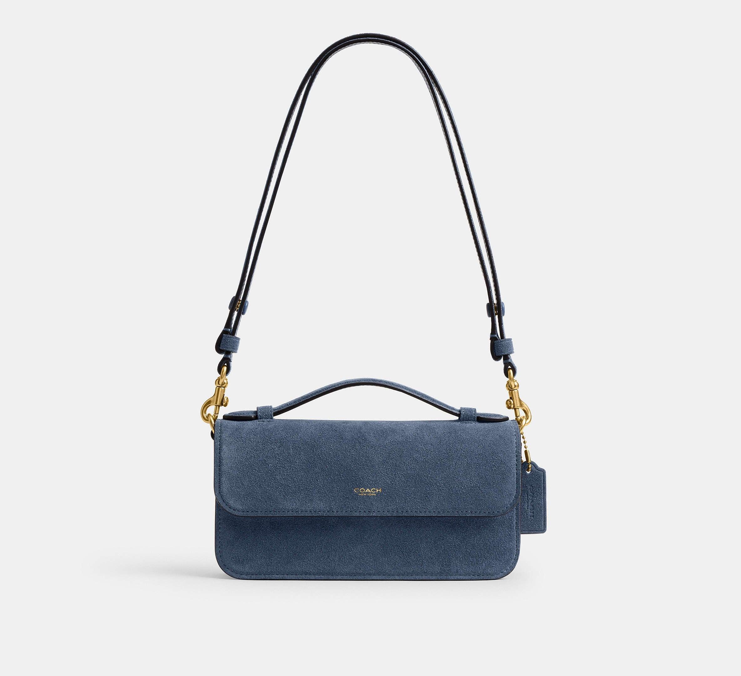 Coach Elora Top Handle Crossbody Bag SEZON - Brass/Light Denim - My Suti