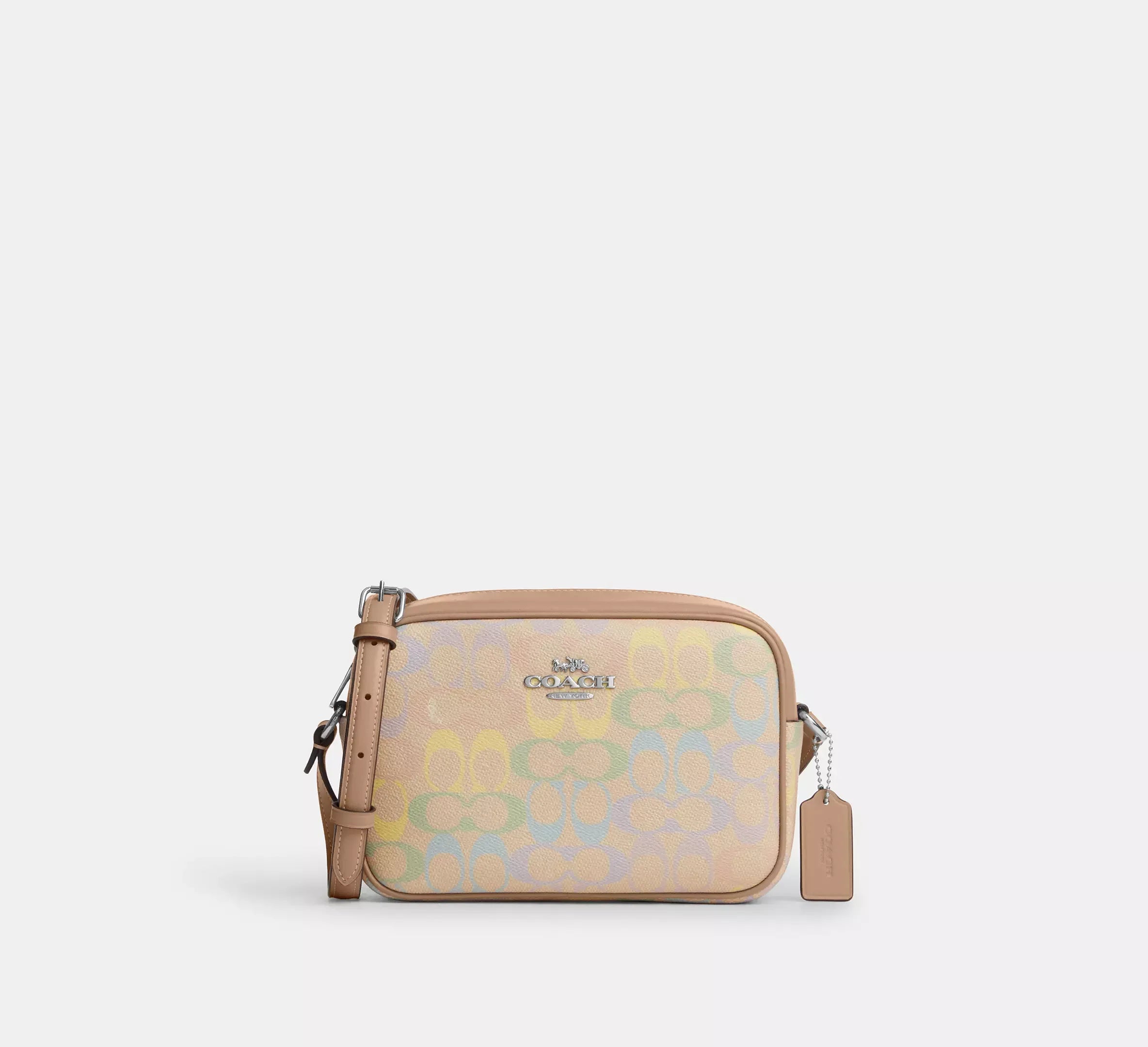 Coach Jamie Camera Bag In Rainbow Signature - Silver - My Suti