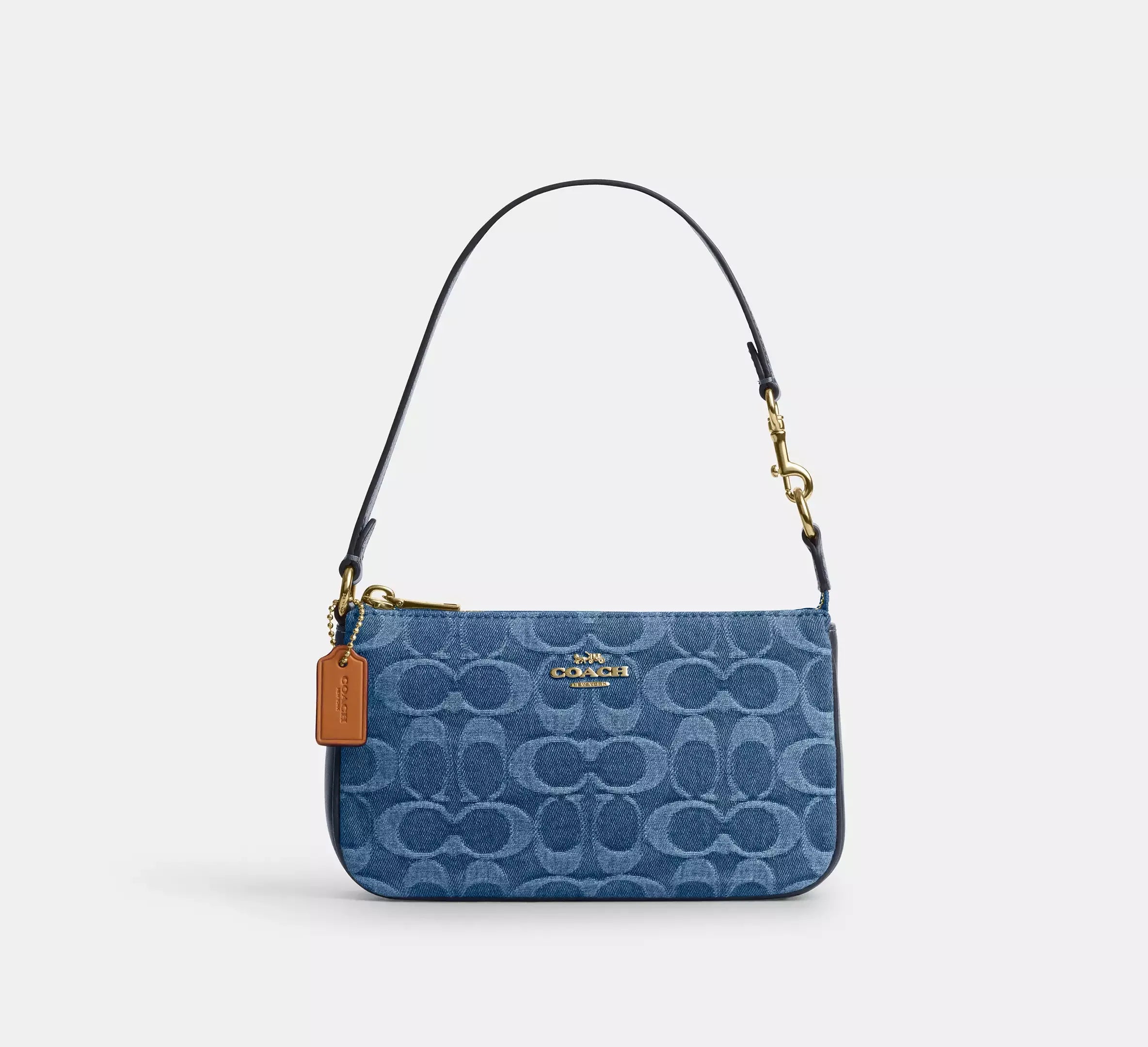 Coach Nolita 19 In Signature Denim - Gold/Indigo - My Suti