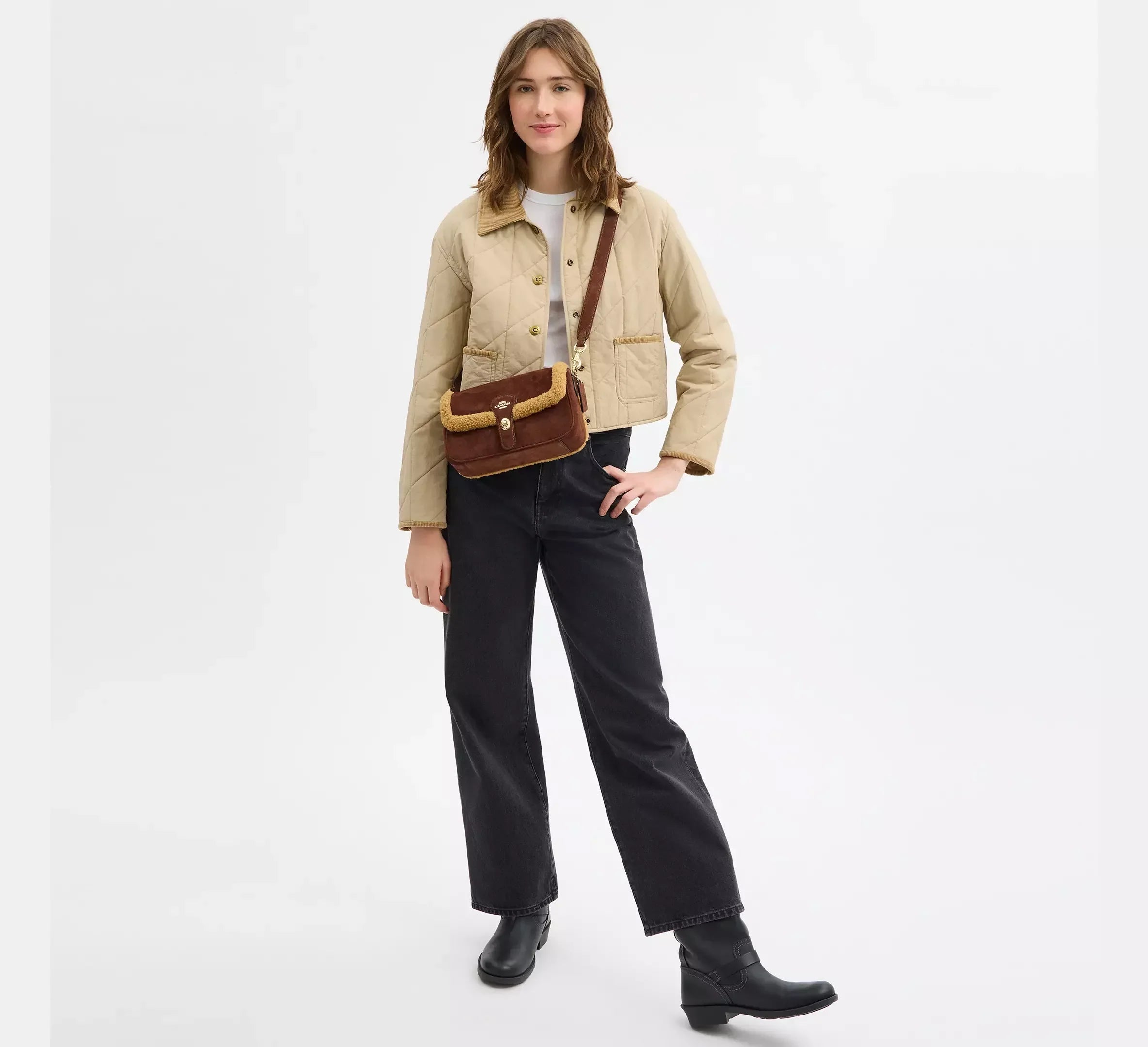 Coach Hadley Shoulder Bag - Im/Vintage Brown Multi - My Suti