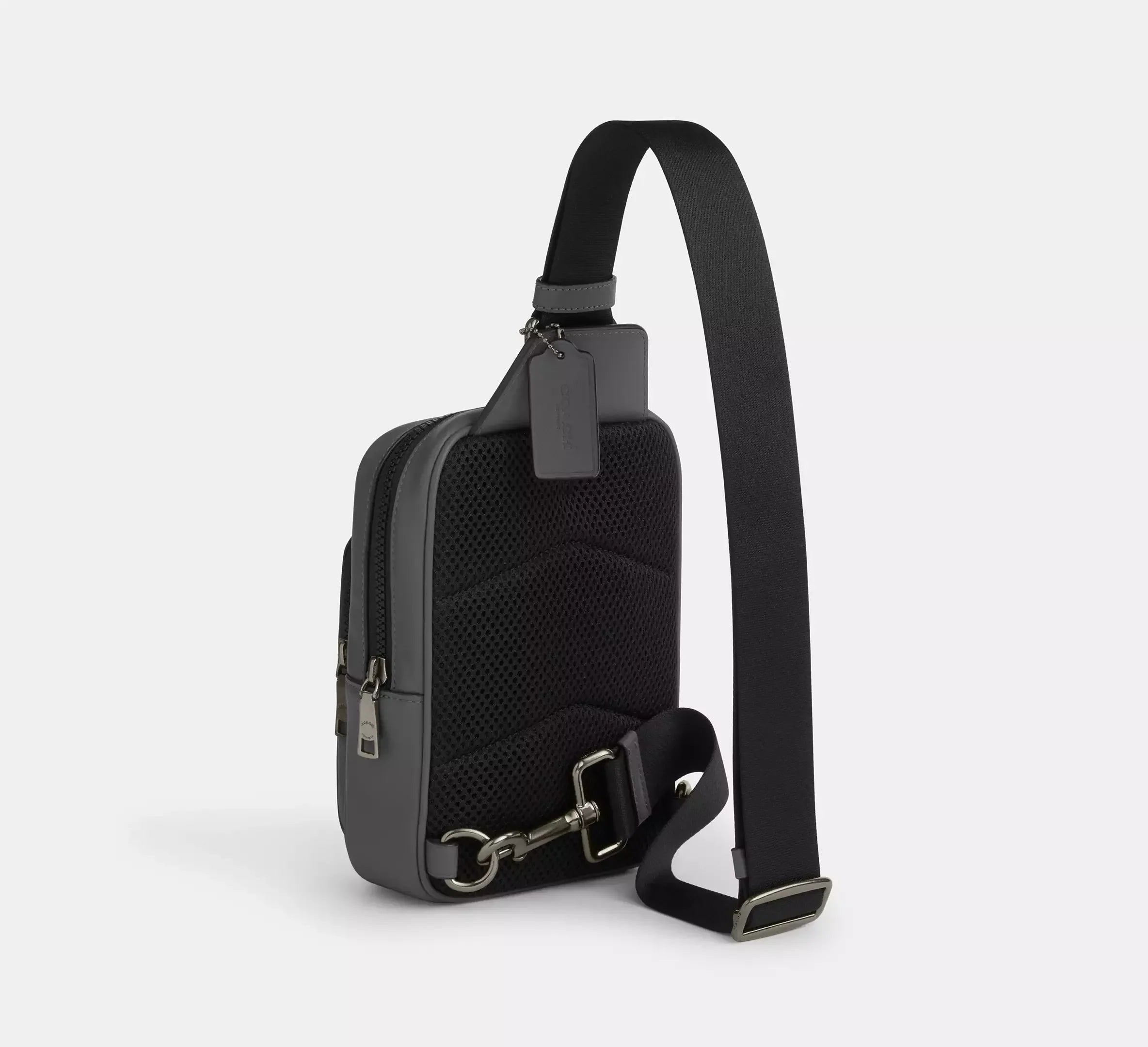 Coach Racer Sling Pack In Signature - Gunmetal/Grey/Charcoal - My Suti