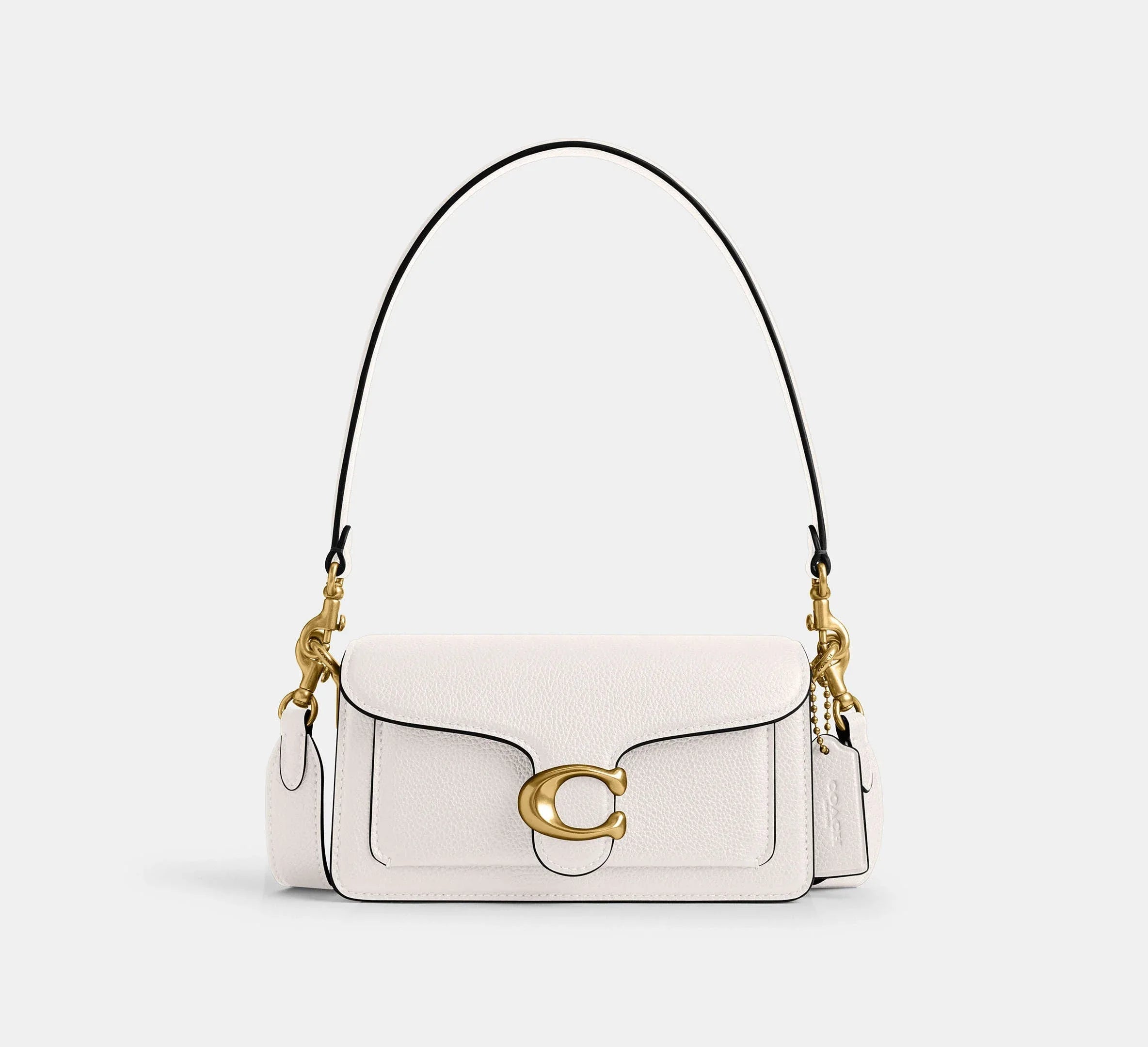 Coach Tabby Shoulder Bag 20 - Brass/Chalk - My Suti