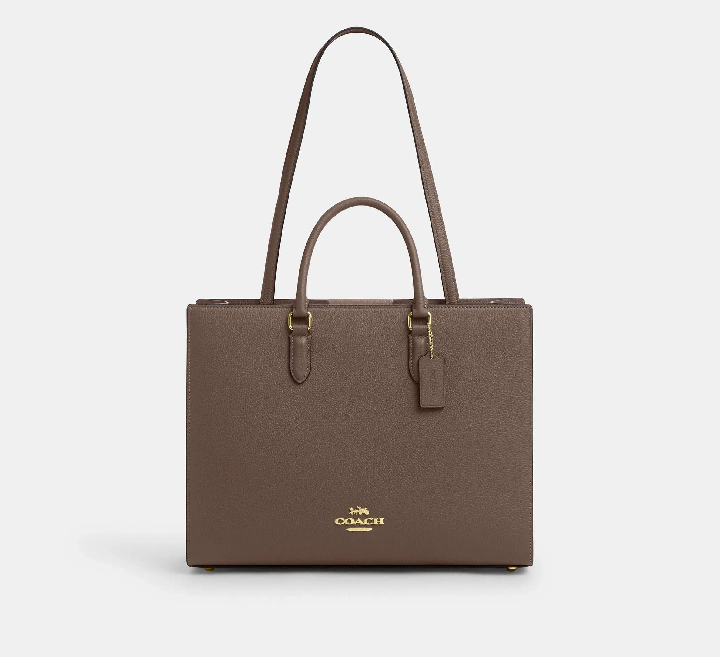 Coach Maggie Tote Bag - Gold/Dark Stone - My Suti