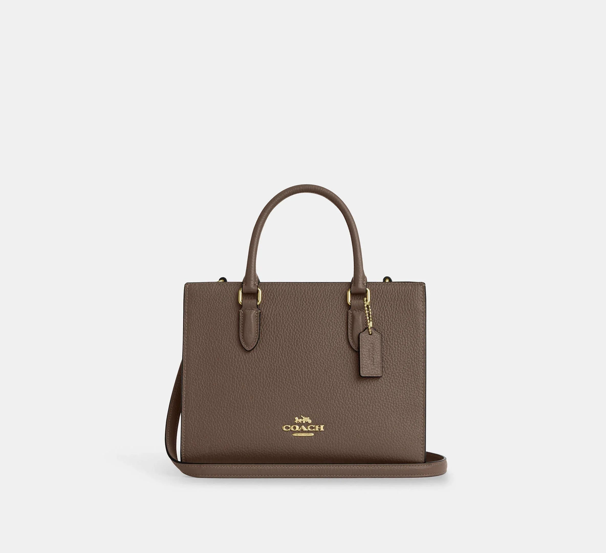 Coach Maggie Small Tote Bag - Gold/Dark Stone - My Suti