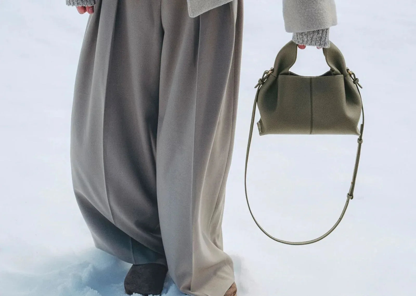 Polène Numéro Neuf Mini Edition Textured Smoky Green - My Suti