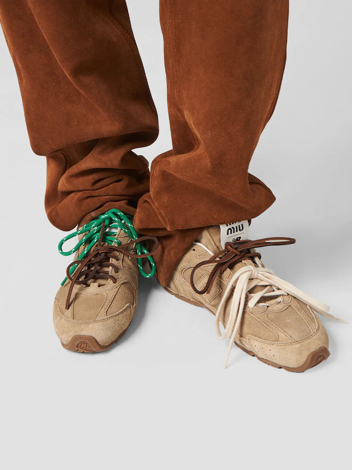 New Balance X Miu Miu 530 SL Suede Sneakers - My Suti