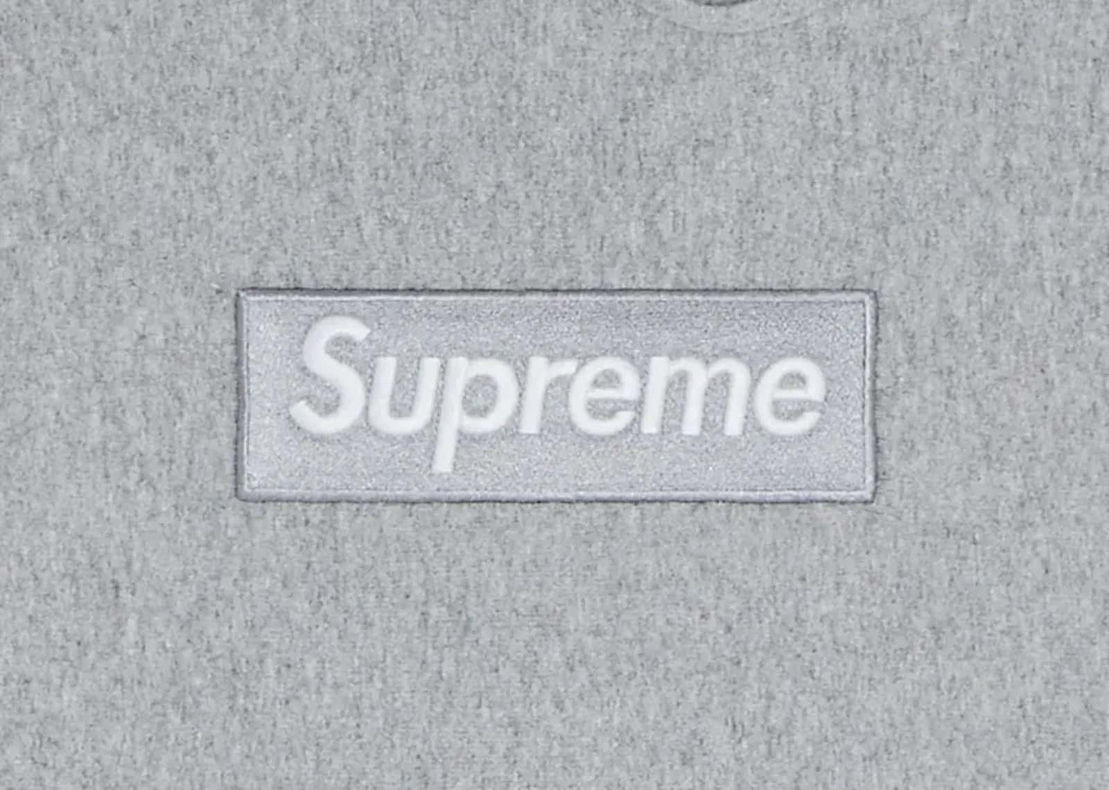 Supreme Box Logo Hooded Sweatshirt Sweatshirt (FW24) Heather Grey - My Suti
