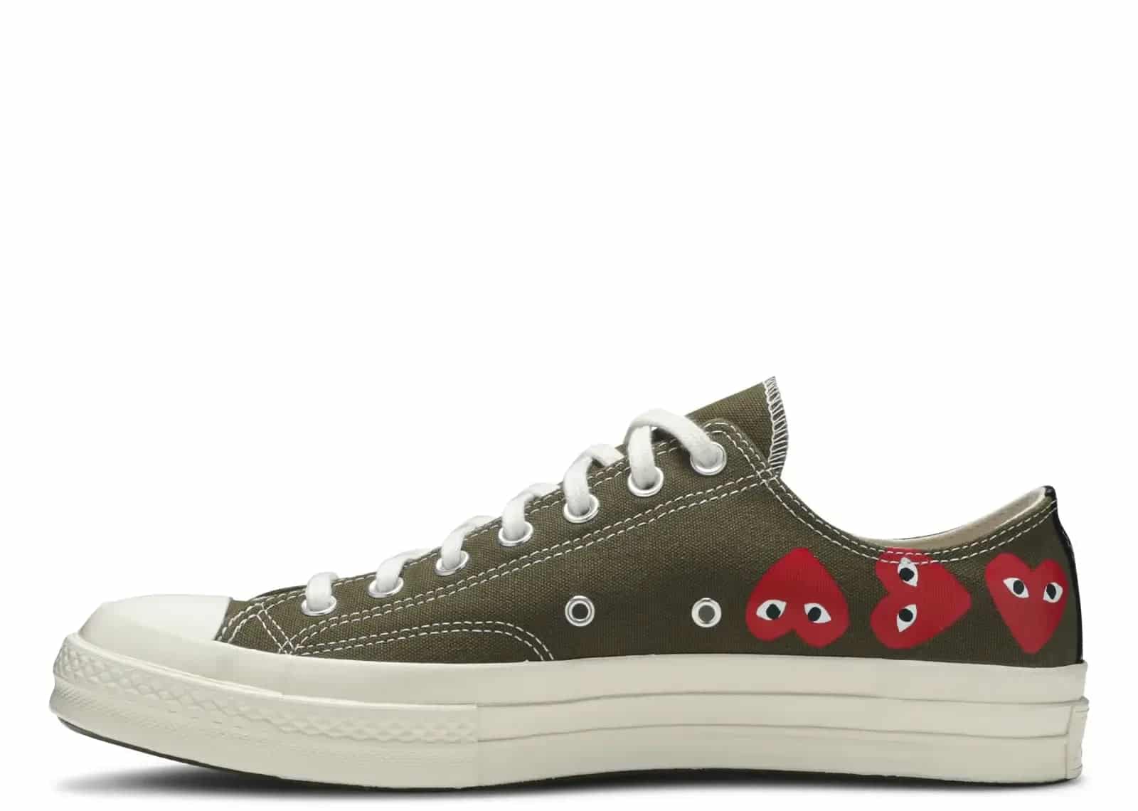 Converse Chuck Taylor All Star 70 Ox Comme Des Garcons Multi Heart Green - My Suti