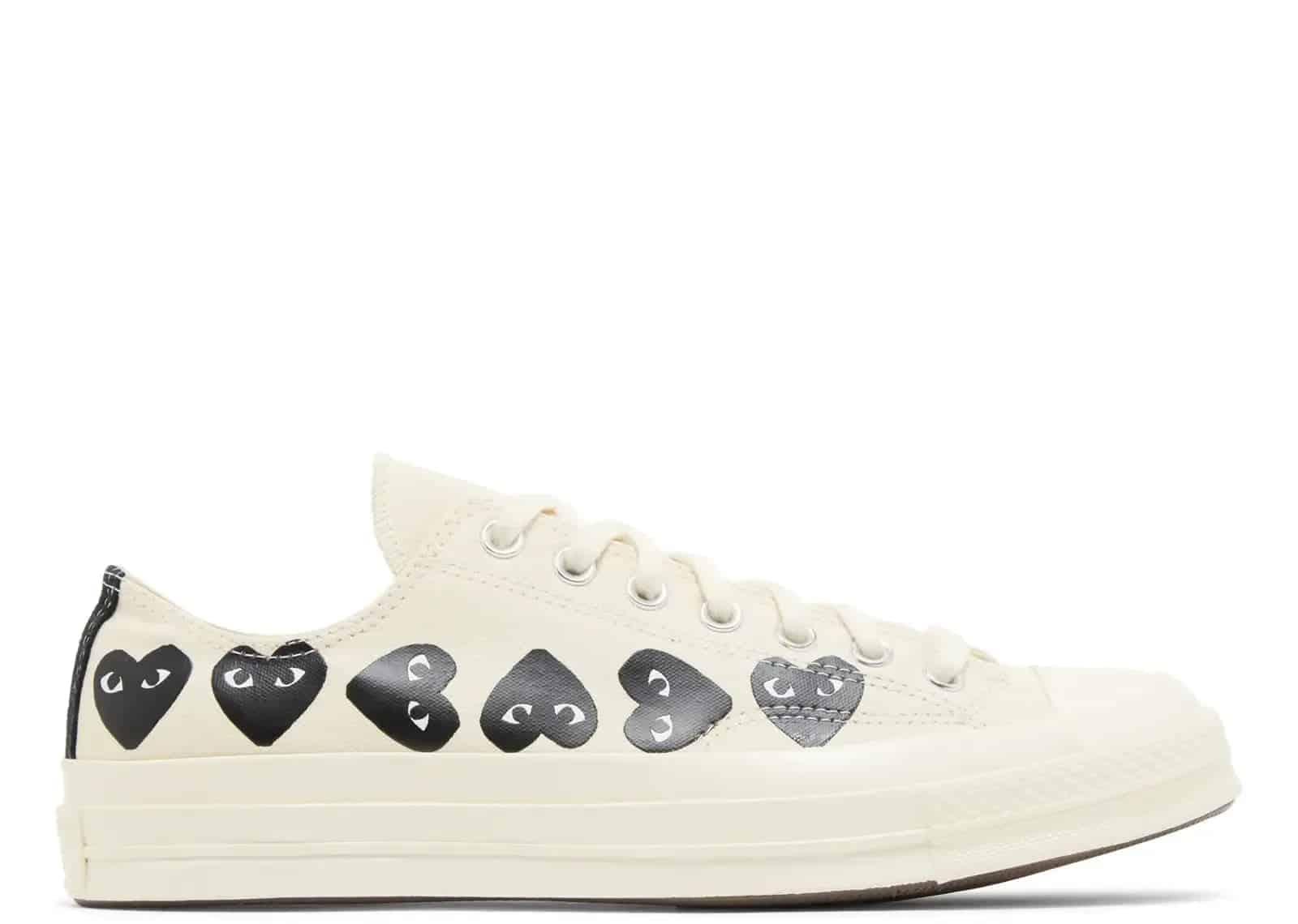 Converse Chuck Taylor All Star 70 Ox Comme Des Garcons PLAY Multi-Heart Milk - My Suti
