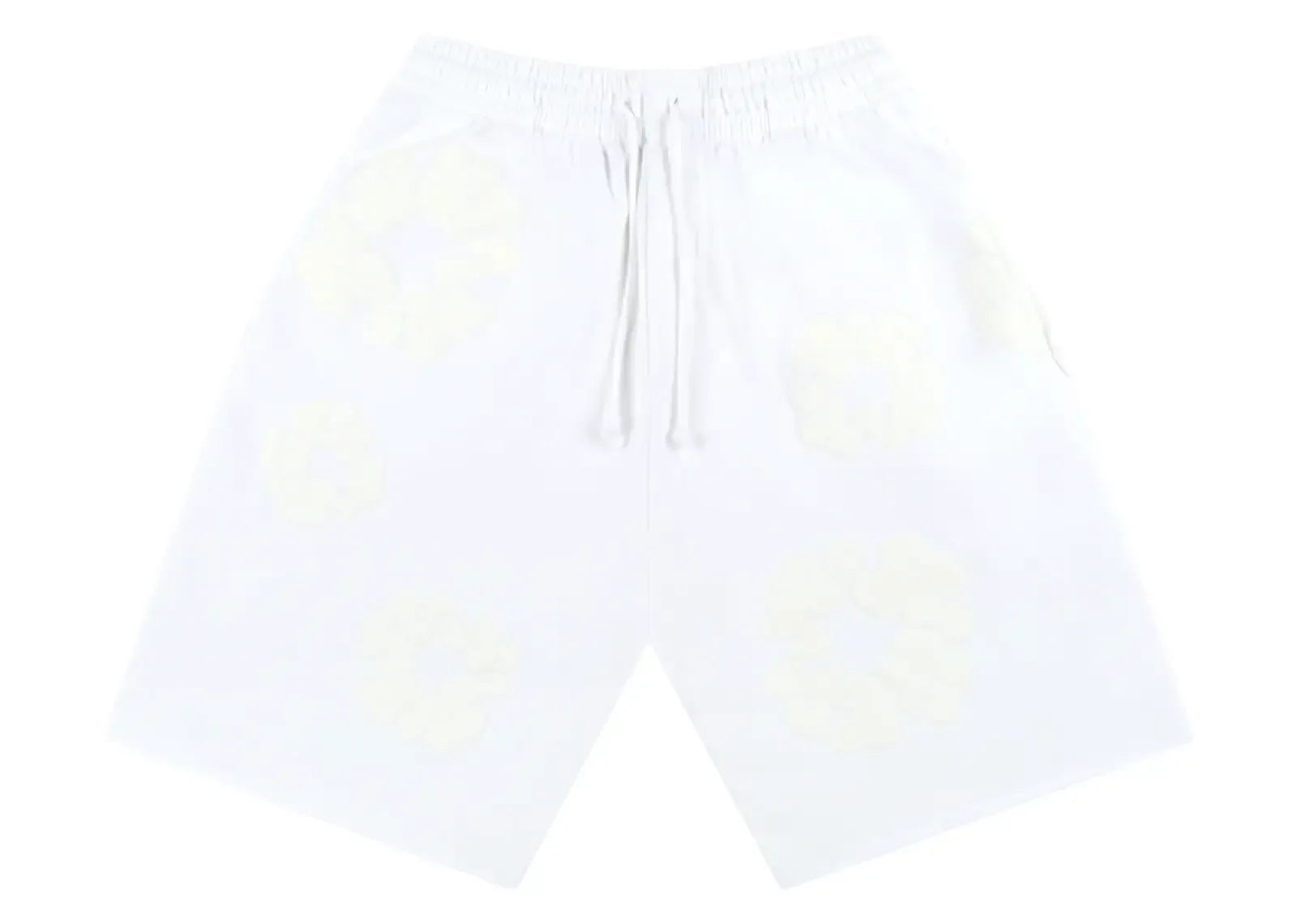 Denim Tears Mono Cotton Wreath Shorts White - My Suti