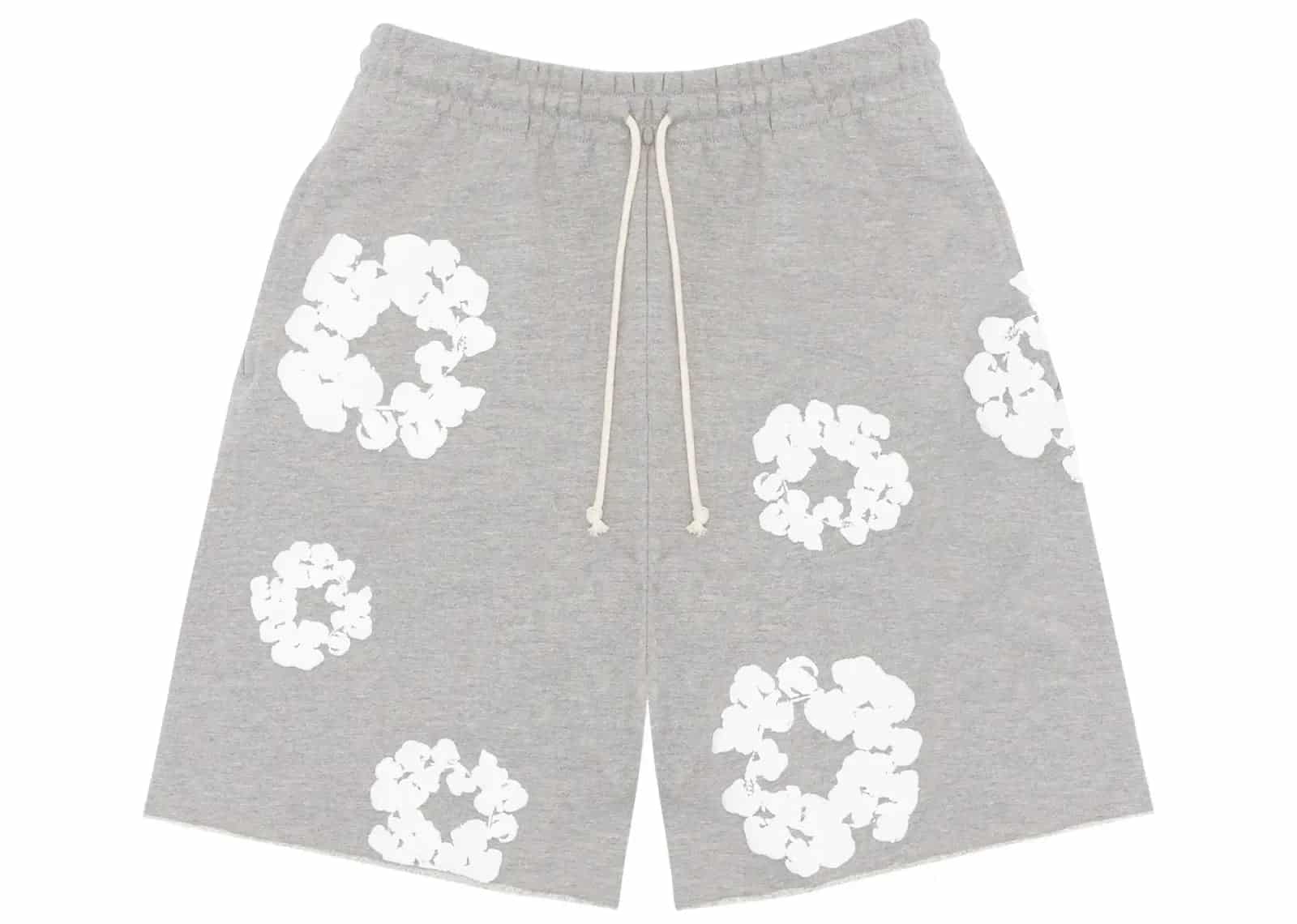 Denim Tears The Cotton Wreath Shorts Grey - My Suti