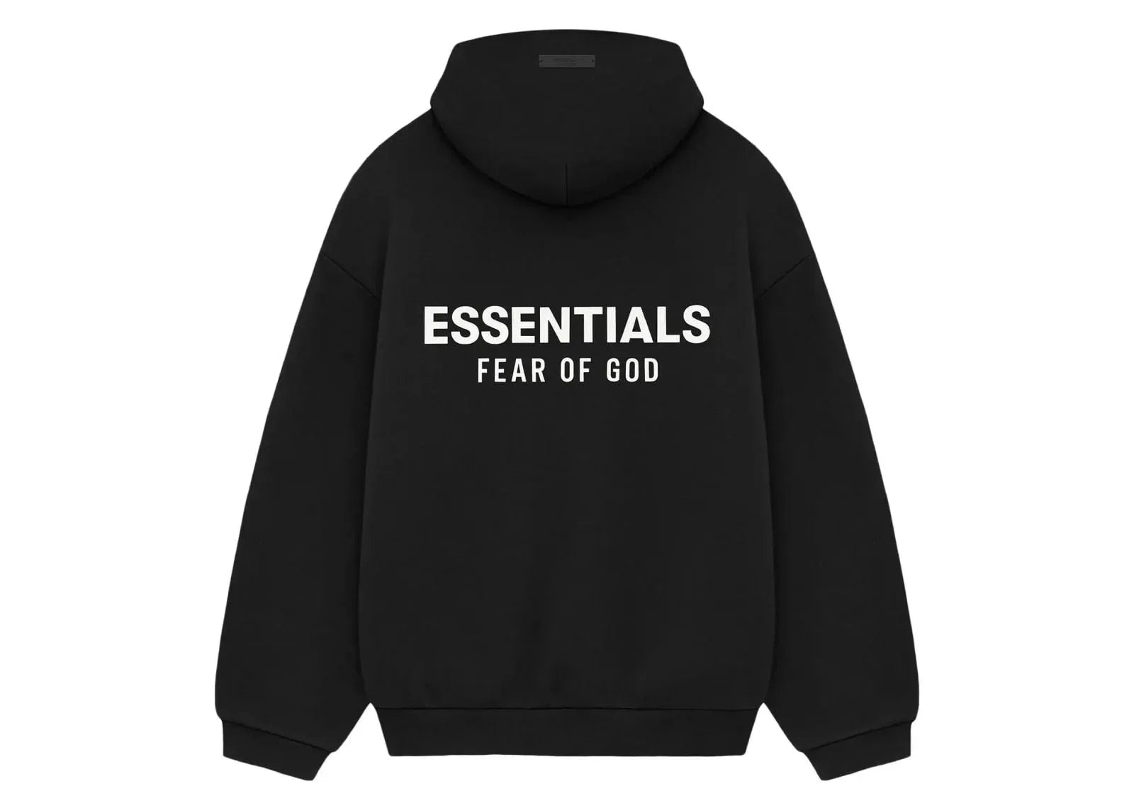 Fear Of God Essentials Fleece Hoodie (FW24) Black - My Suti