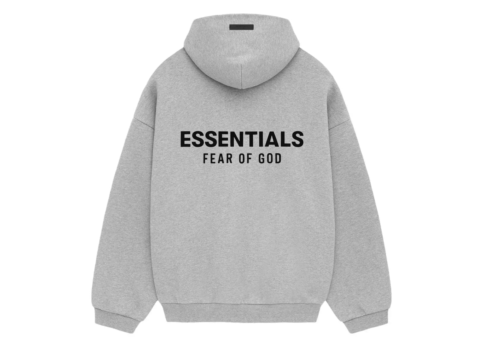 Fear of God Essentials Fleece Hoodie Light Heather Gray - My Suti