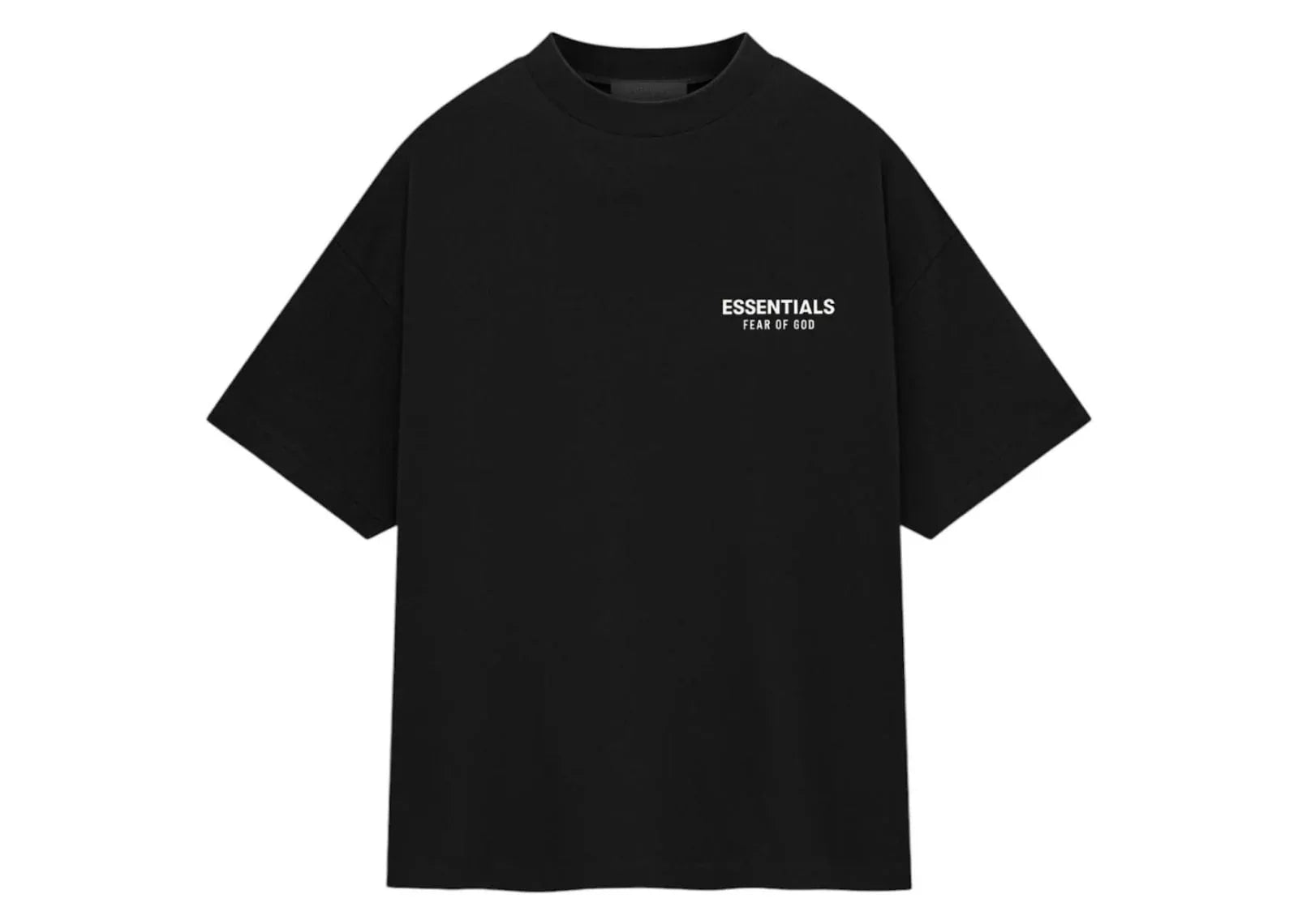 Fear Of God Essentials Jersey Crewneck T-Shirt Black - My Suti