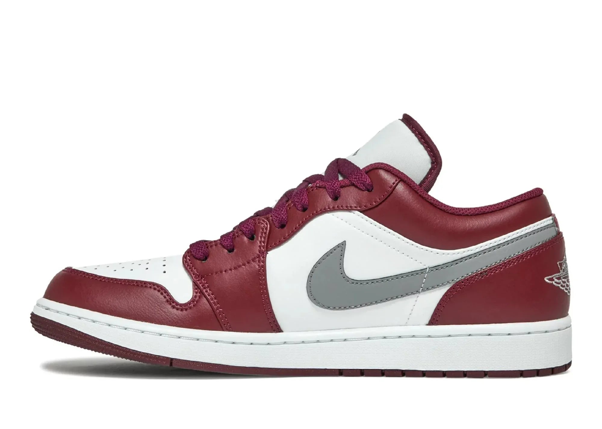 Nike Air Jordan 1 Low White Bordeaux - My Suti