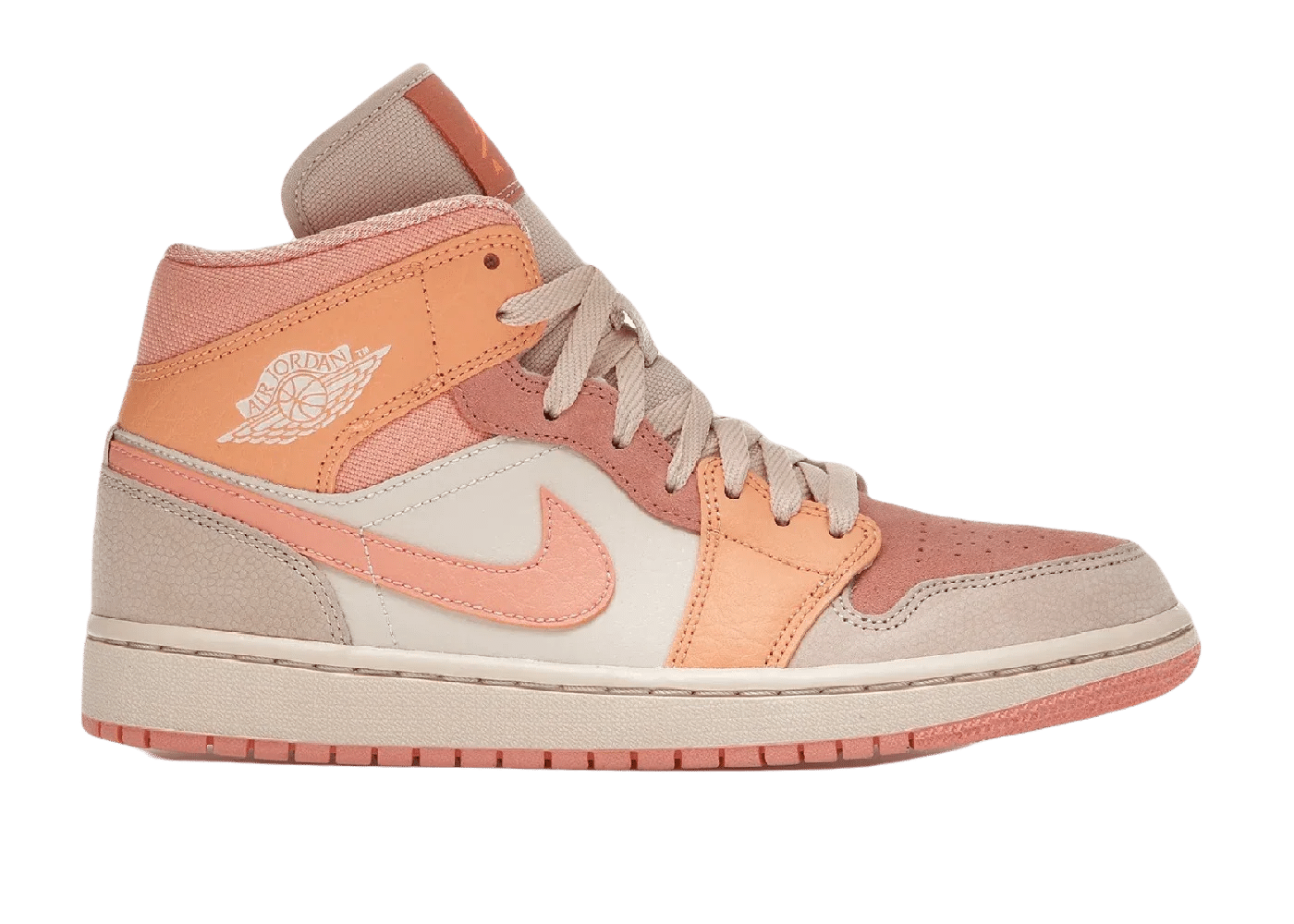 Nike Air Jordan 1 Mid Apricot Orange (W) - My Suti