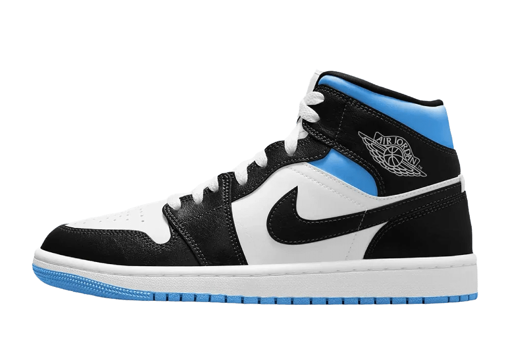 Nike Air Jordan 1 Mid University Black White (W) - My Suti