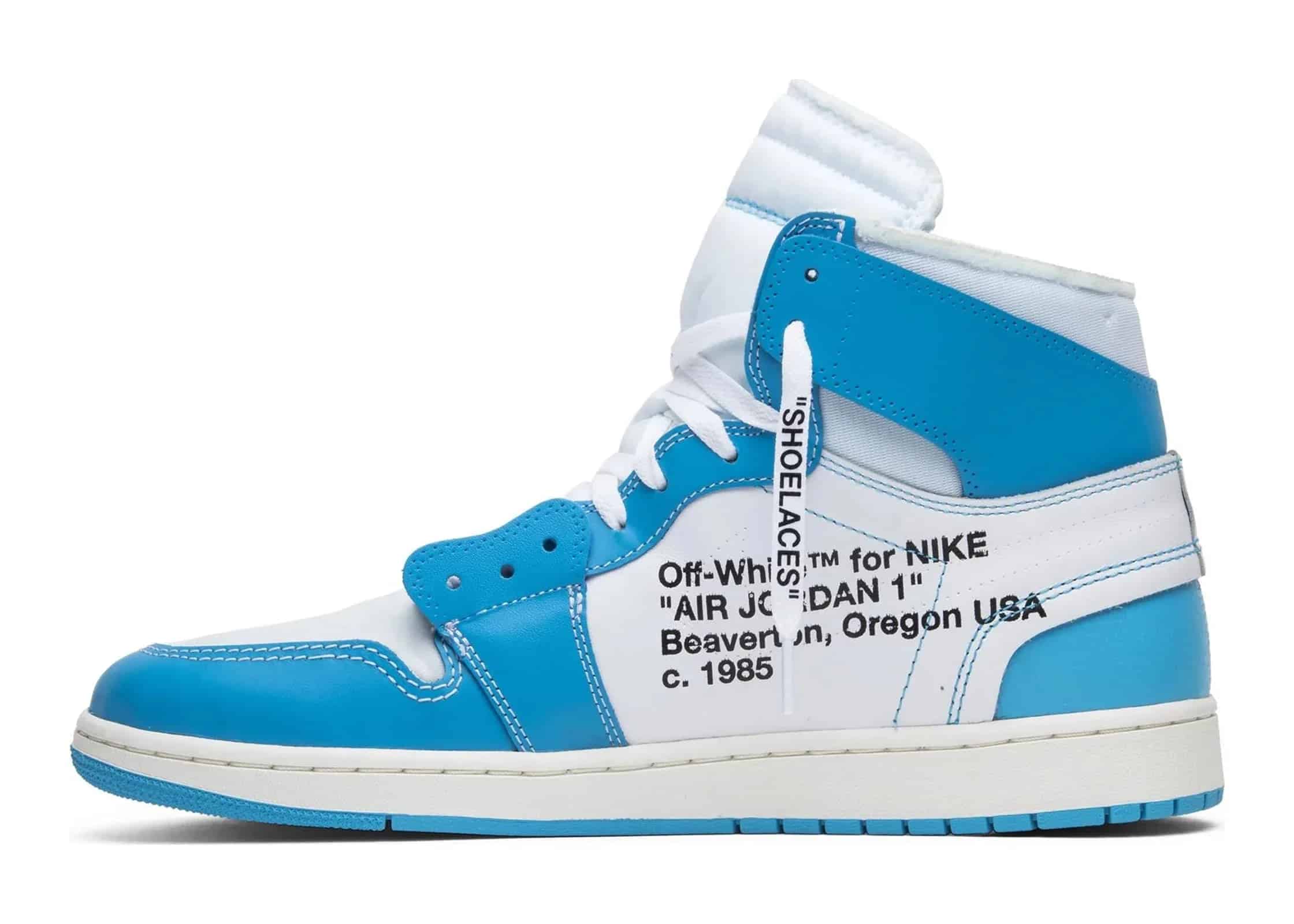 Nike Air Jordan 1 Retro High Off-White University Blue - My Suti