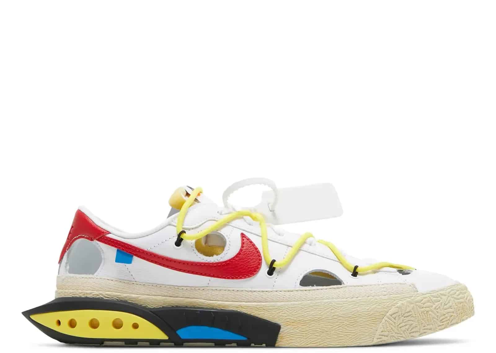 Nike Blazer Low Off-White University Red - My Suti Nike Blazer Low Off-White University Red - My Suti